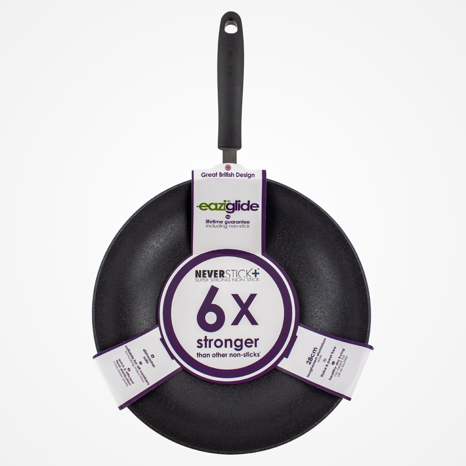 eaziglide-neverstick-wok-28cm image 5