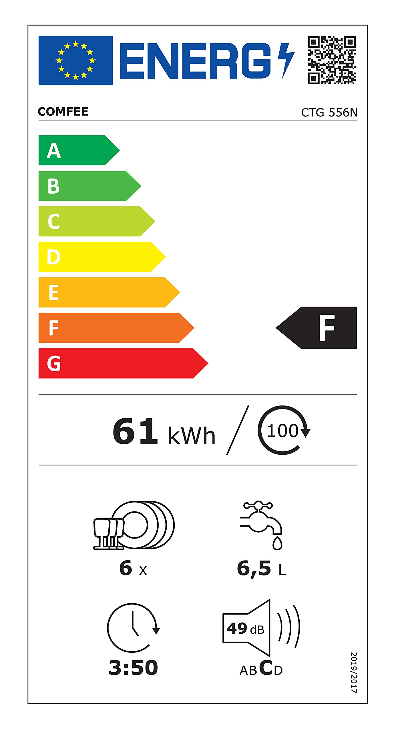 comfee-ctg-556n-tischgeschirrsp-ler-wei-6-ma-gedecke image 8