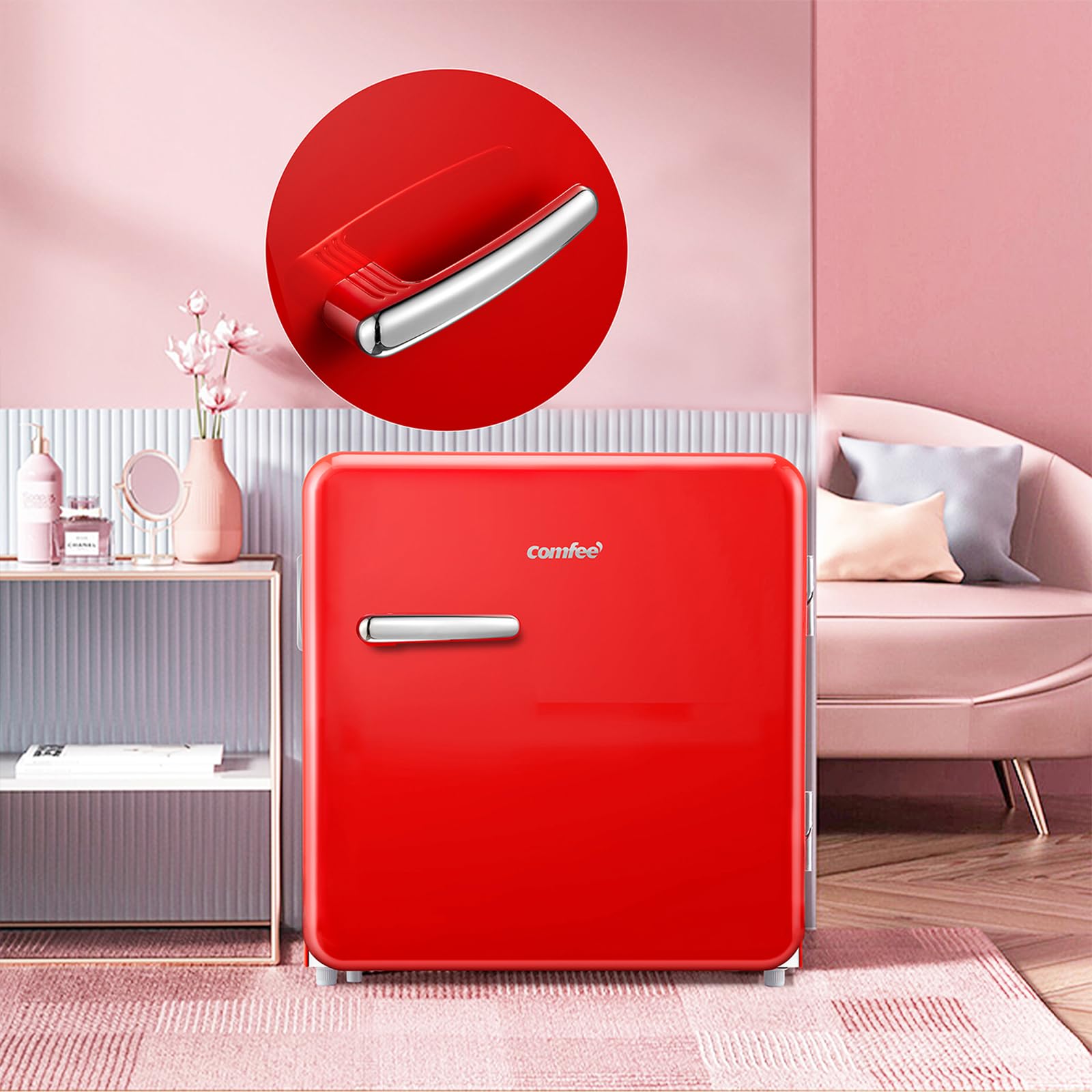 comfee-rcd50re2rt-e-mini-k-hlschrank-47-l-retro-rot image 7