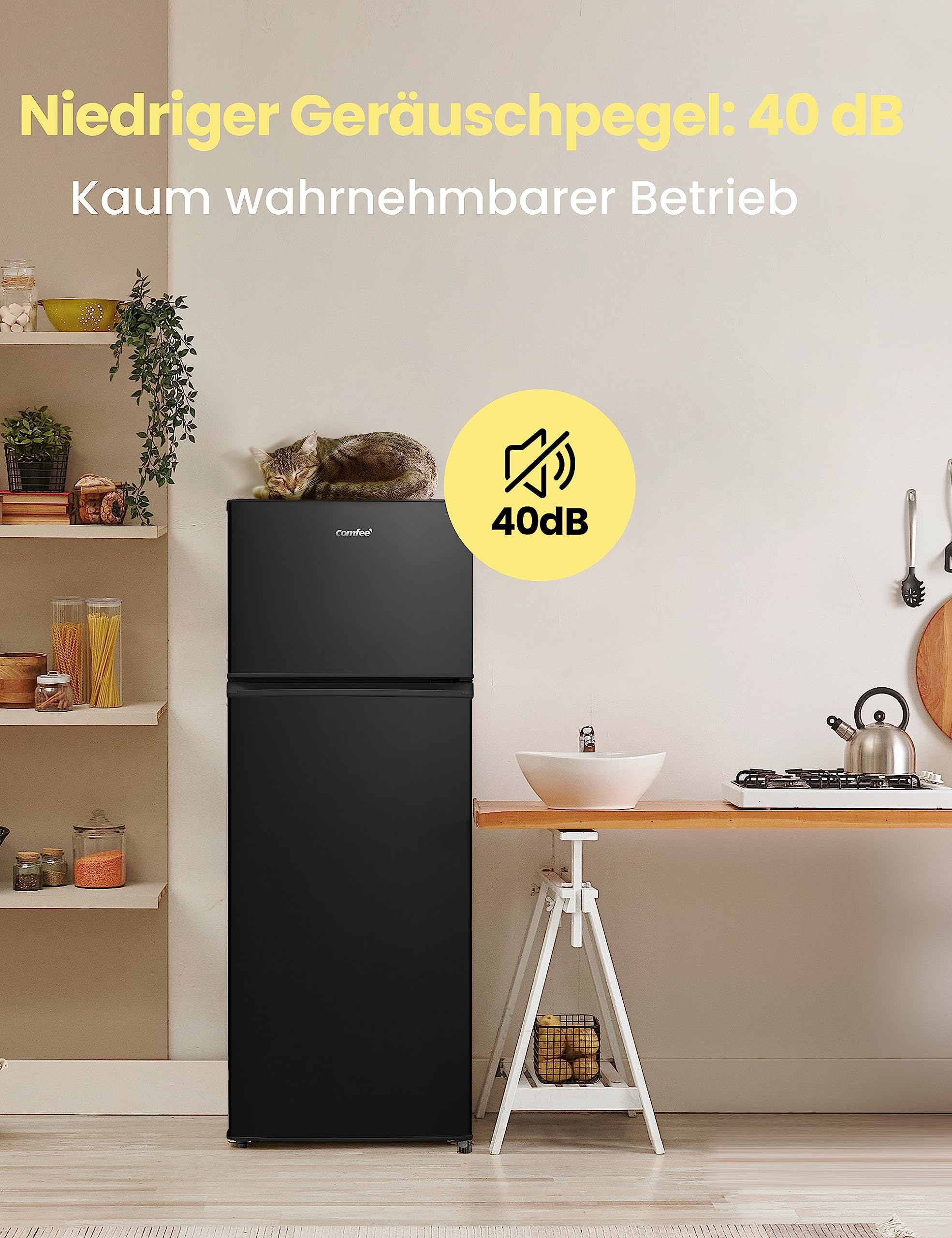comfee-rct284dk2a-k-hl-gefrierkombination-204l-143-cm-schwarz image 4