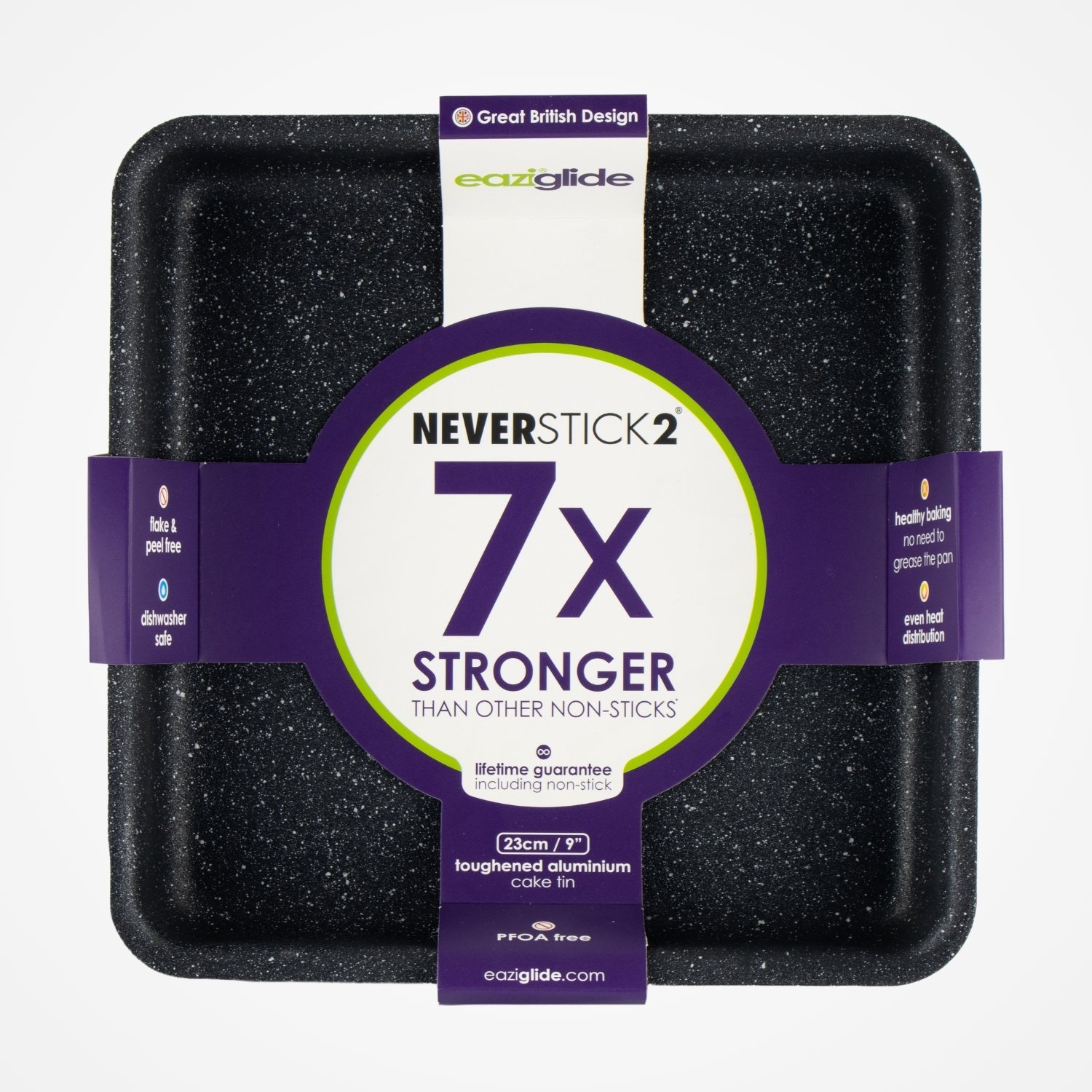 eaziglide-neverstick2-quadratische-kuchenform-23cm image 6