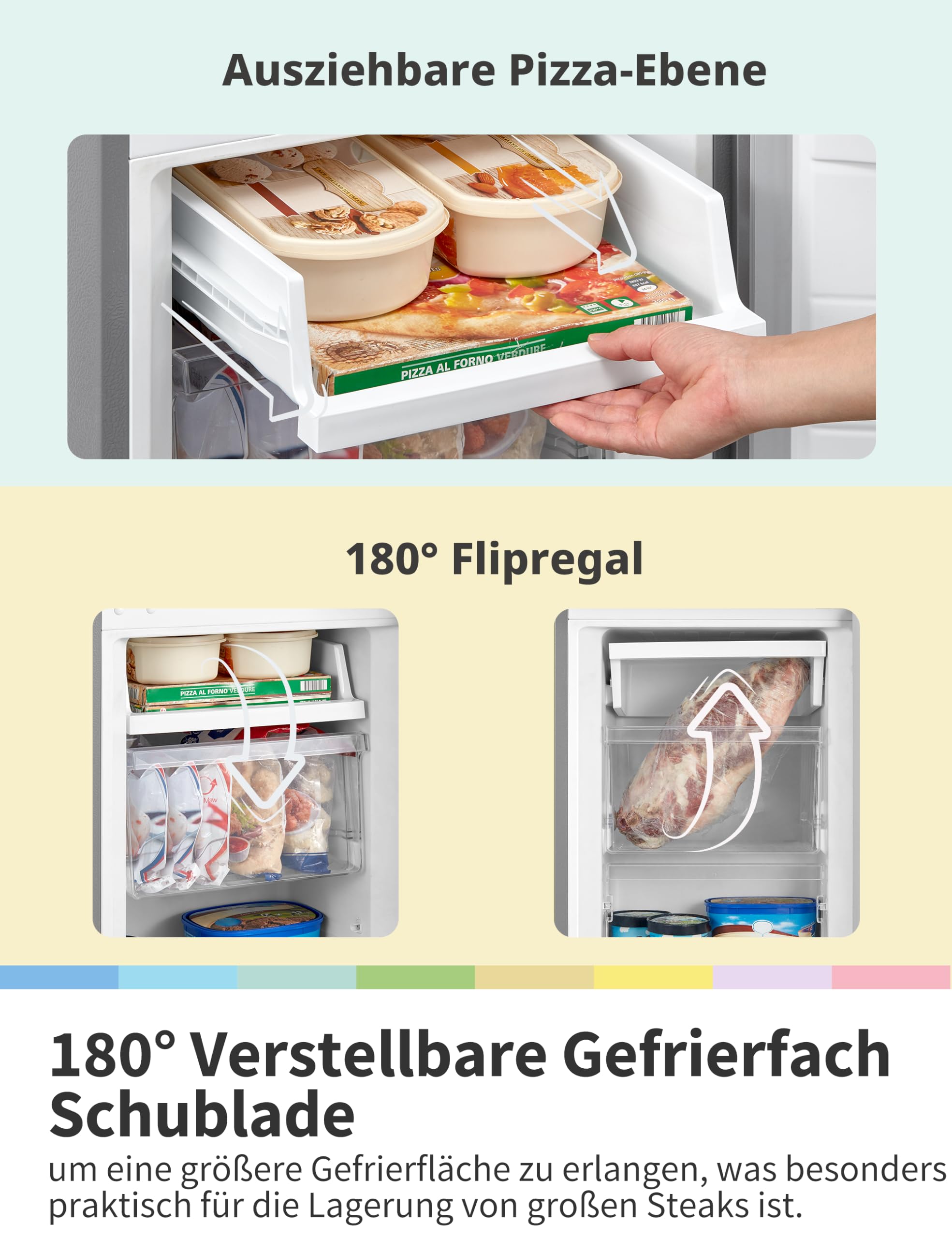 comfee-k-hl-gefrierkombination-174l-150cm-rcb-series image 4