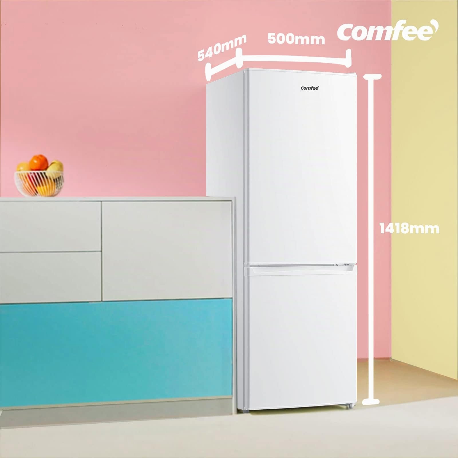 comfee-rcb170wh2-e-k-hl-gefrierkombination-170-l-low-frost-wei image 2