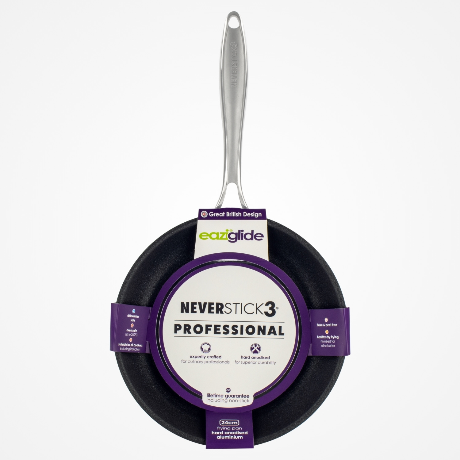 eaziglide-neverstick3-professional-24cm-bratpfanne image 6