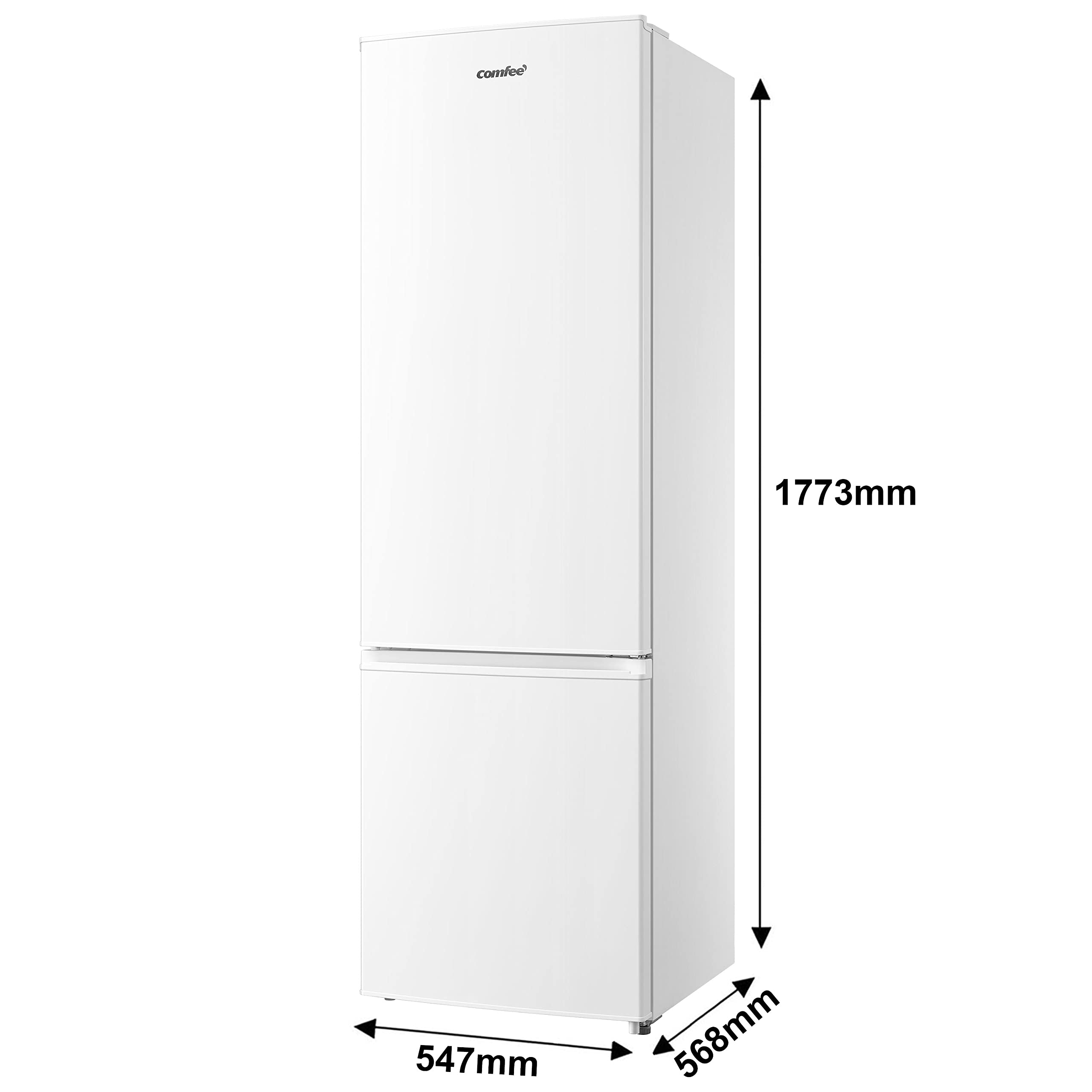 comfee-rcb268wh1-e-k-hl-gefrierkombination-262l-wei image 2