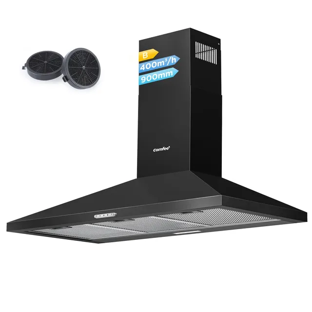 comfee-pyra17b-90-dunstabzugshaube-90-cm-edelstahl image 1