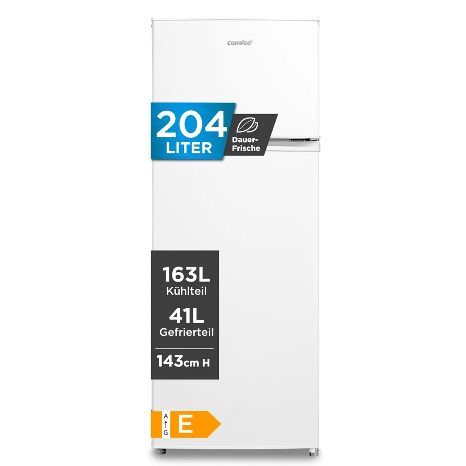 comfee-rct284wh2a-k-hl-gefrierkombination-204-l-wei image 1