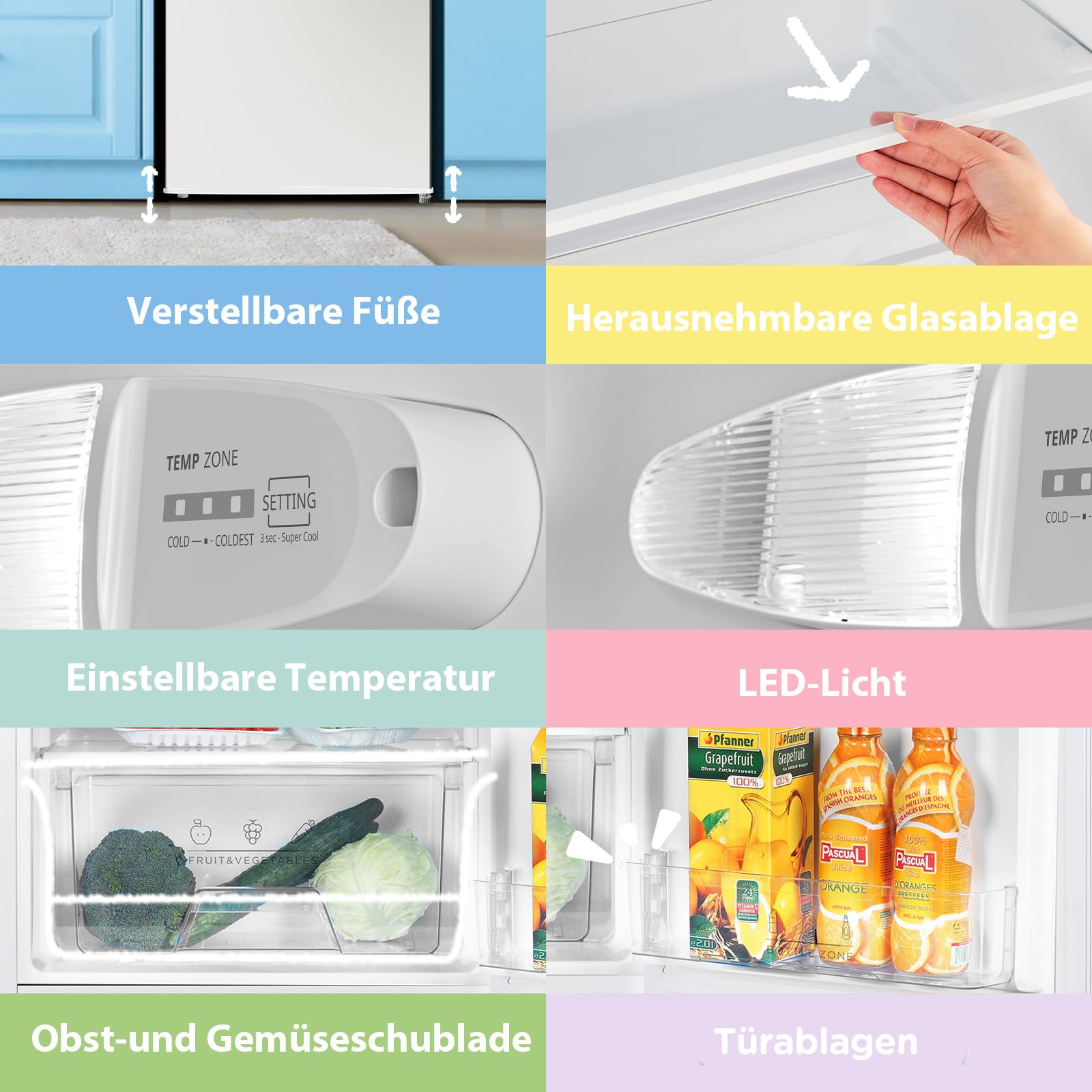 comfee-131-l-k-hlschrank-ohne-gefrierfach-inverter-39-db image 8