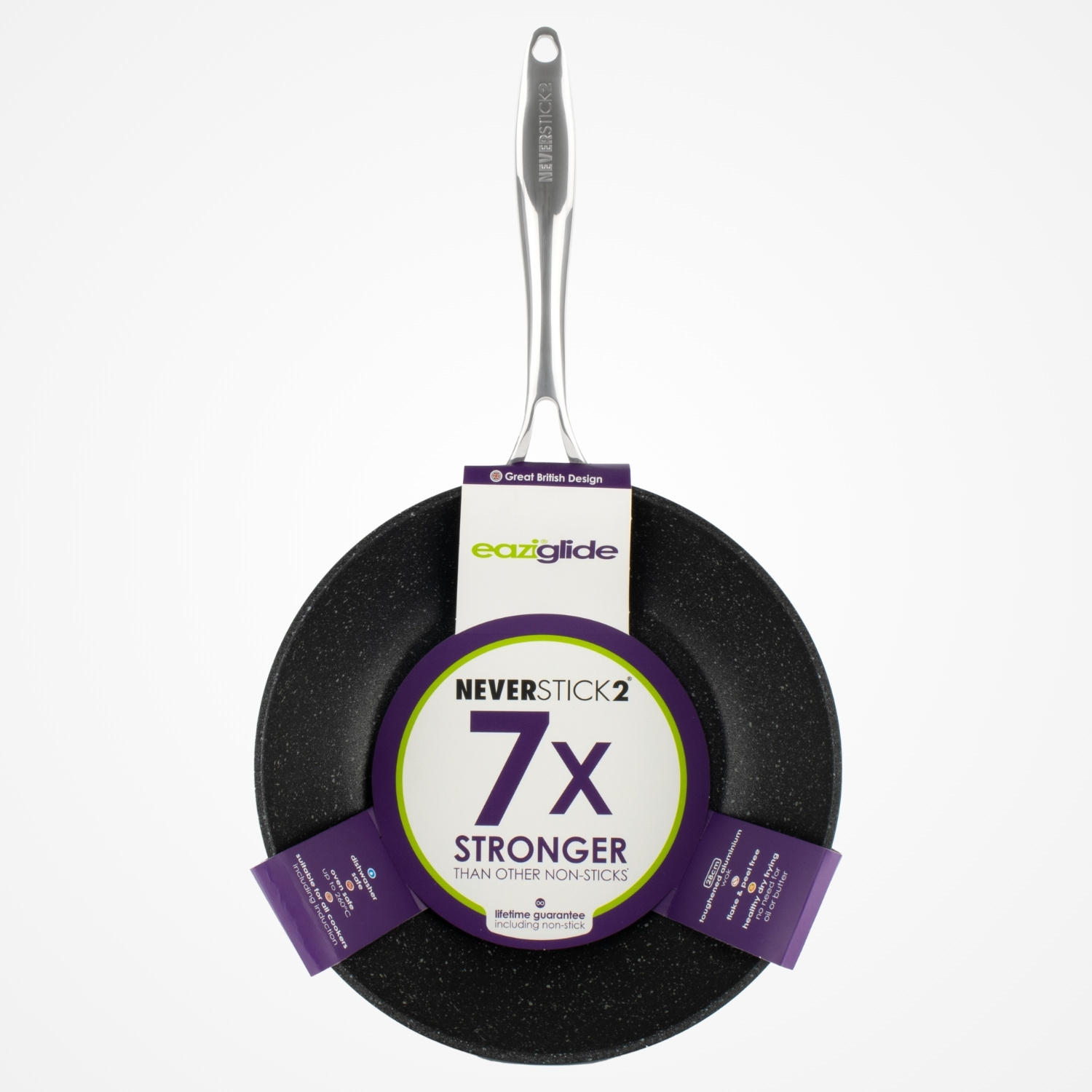 eaziglide-neverstick2-wok-28-cm-antihaft image 6