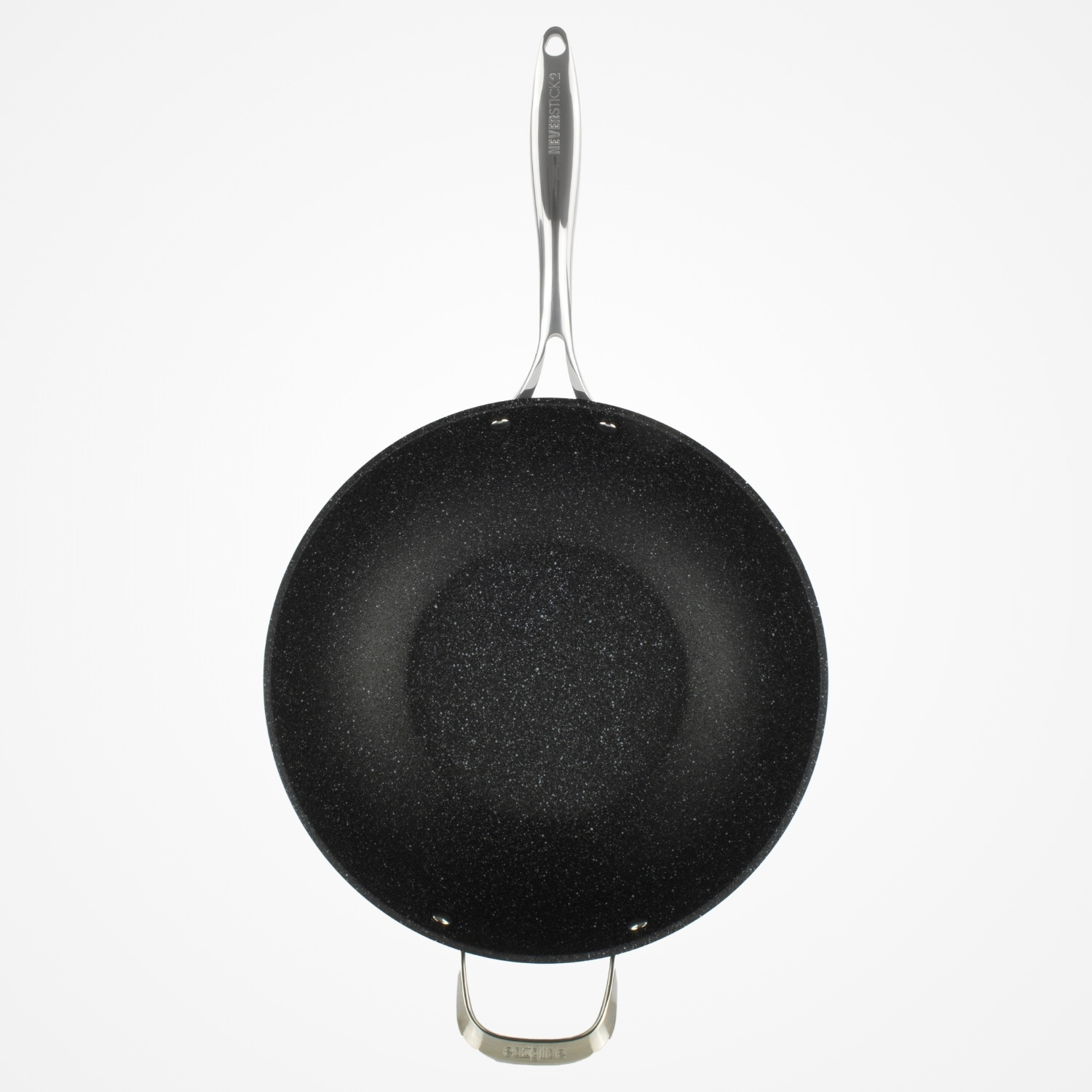 eaziglide-neverstick2-wok-32-cm-mit-helfergriff image 3