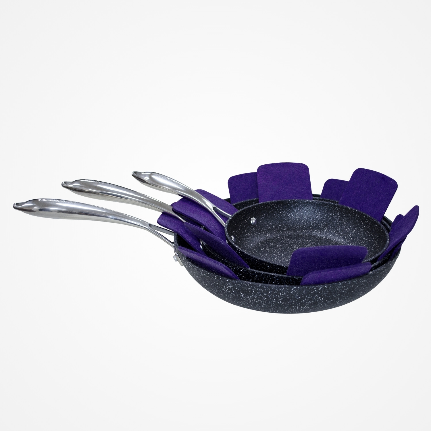 eaziglide-neverstick2-pfannenschoner-3er-set-38-cm image 2