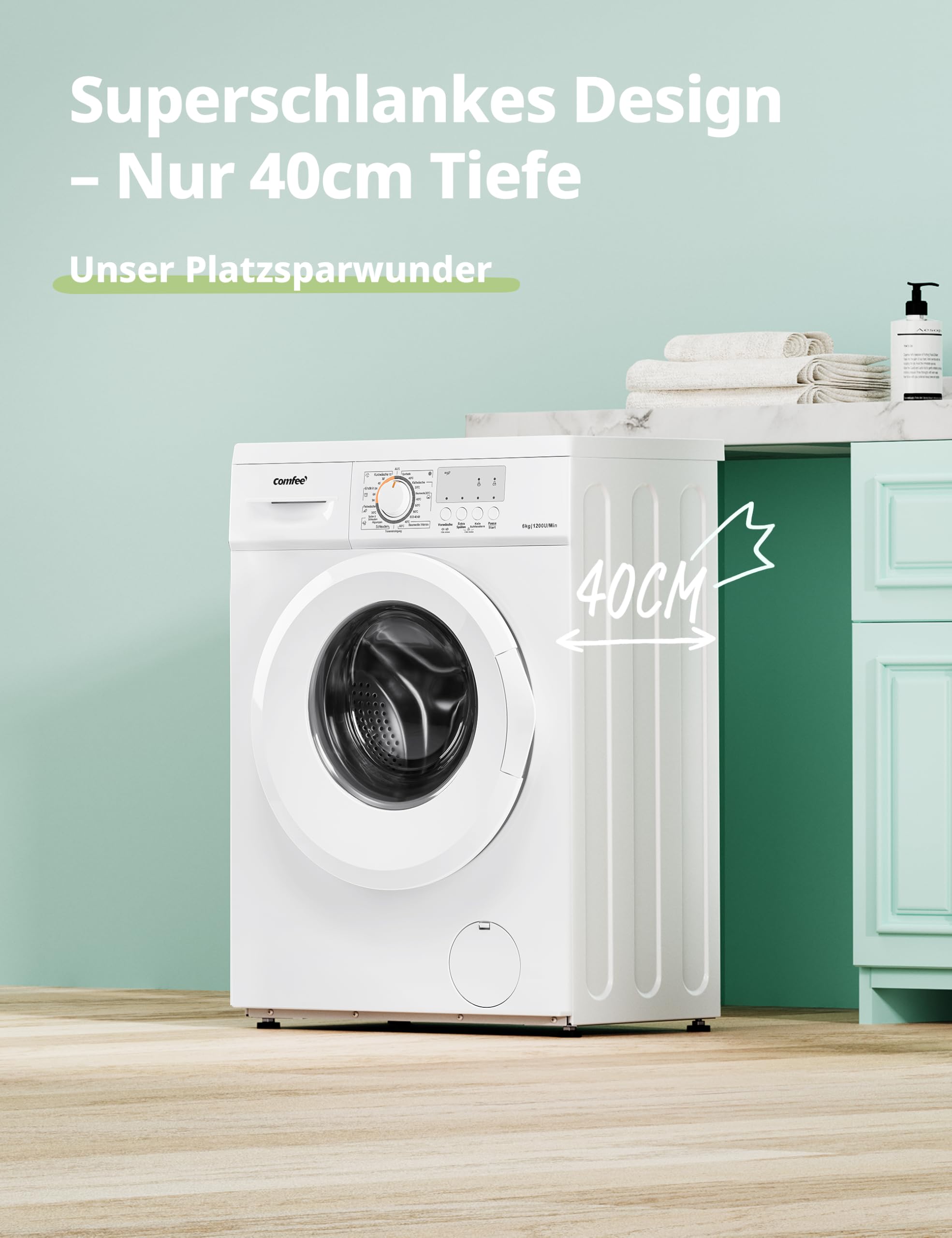 comfee-waschmaschine-cfew70-124-7kg-slim-line image 3