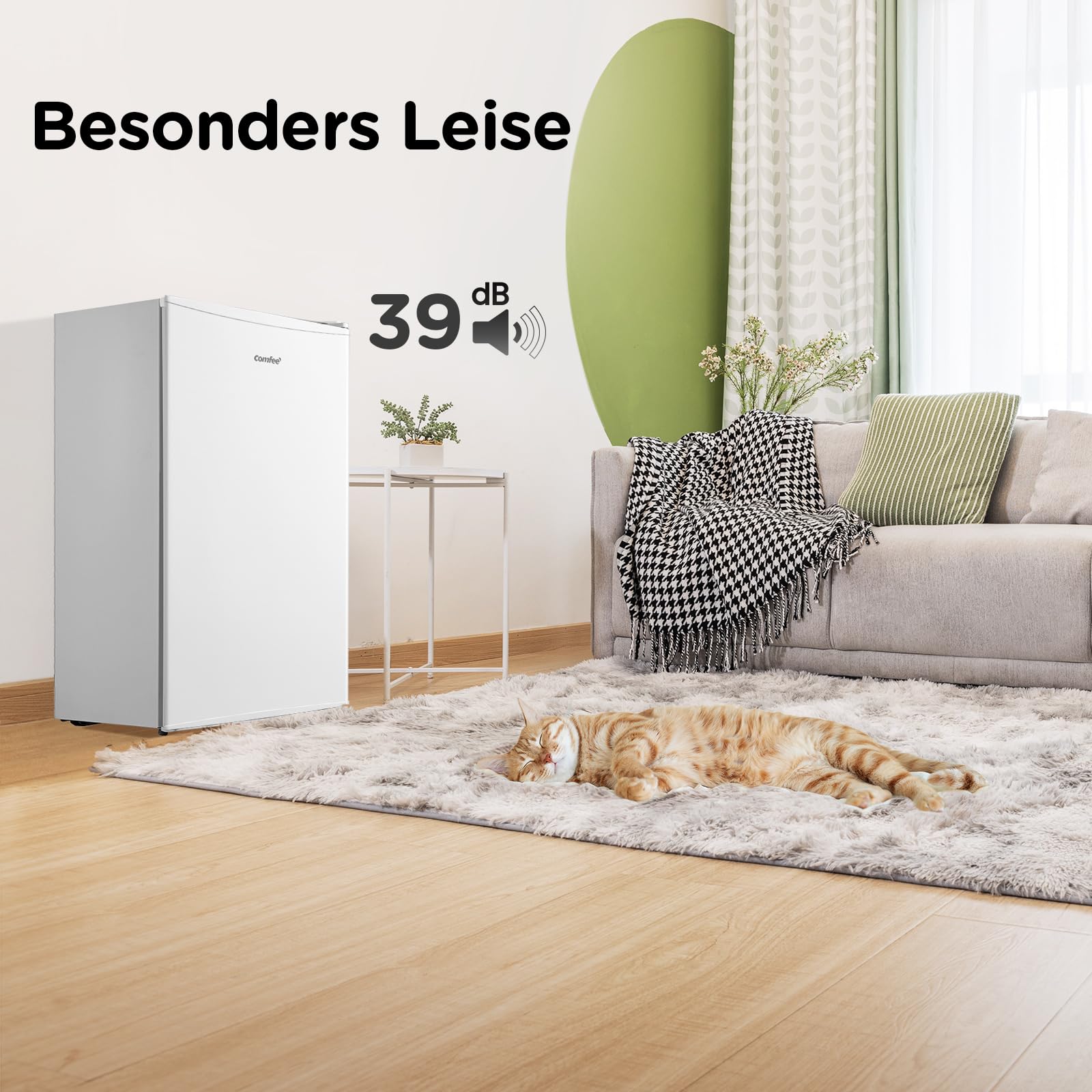 comfee-rcd-k-hlschrank-80l-mit-gefrierfach-eek-d-39db-inverter image 3