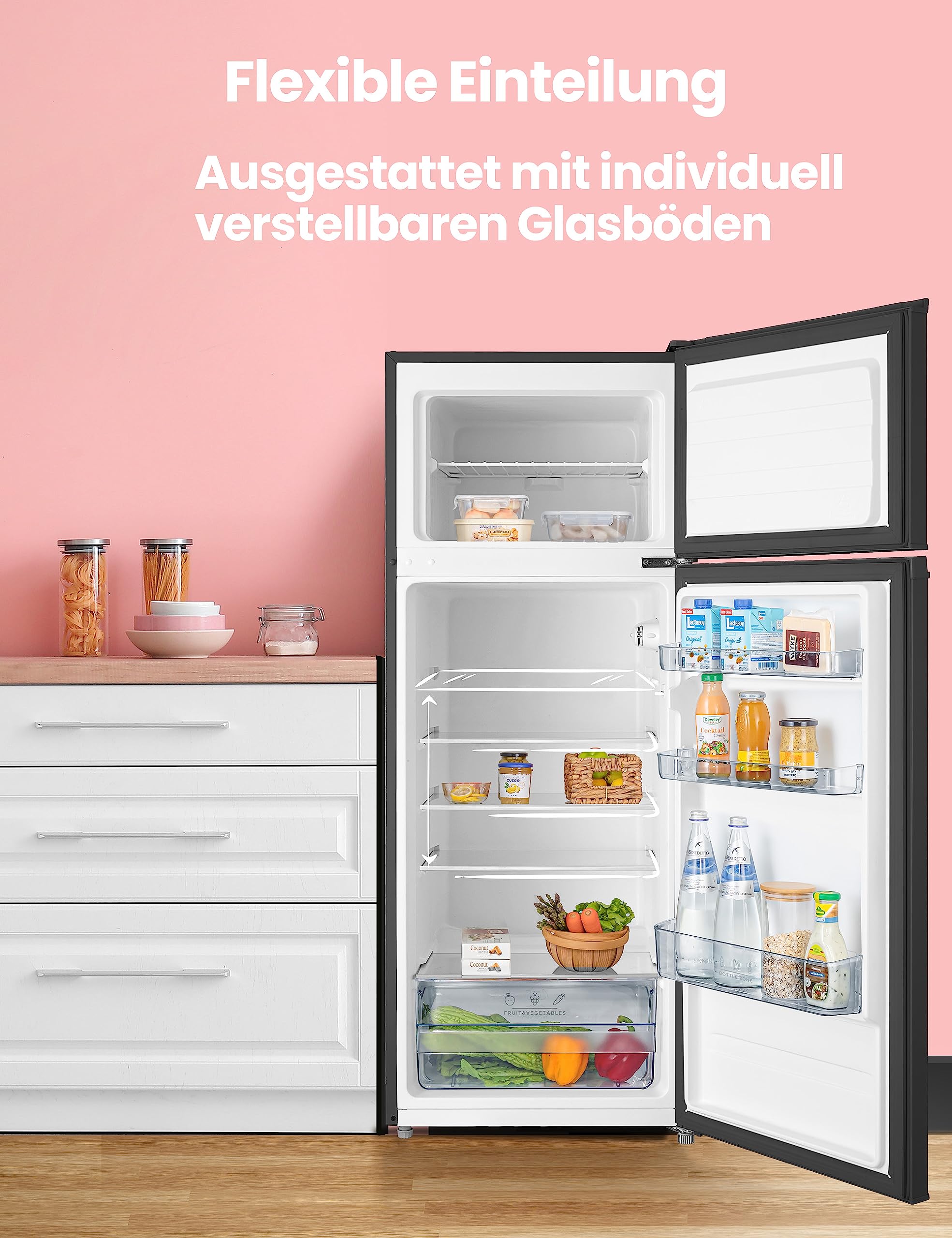 comfee-rct284dk2a-k-hl-gefrierkombination-204l-143-cm-schwarz image 5
