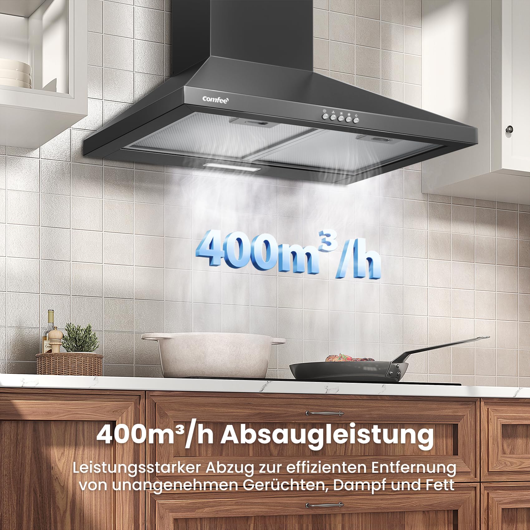 comfee-ch60a17em400b-dunstabzugshaube-60cm-400m-h-edelstahl image 5