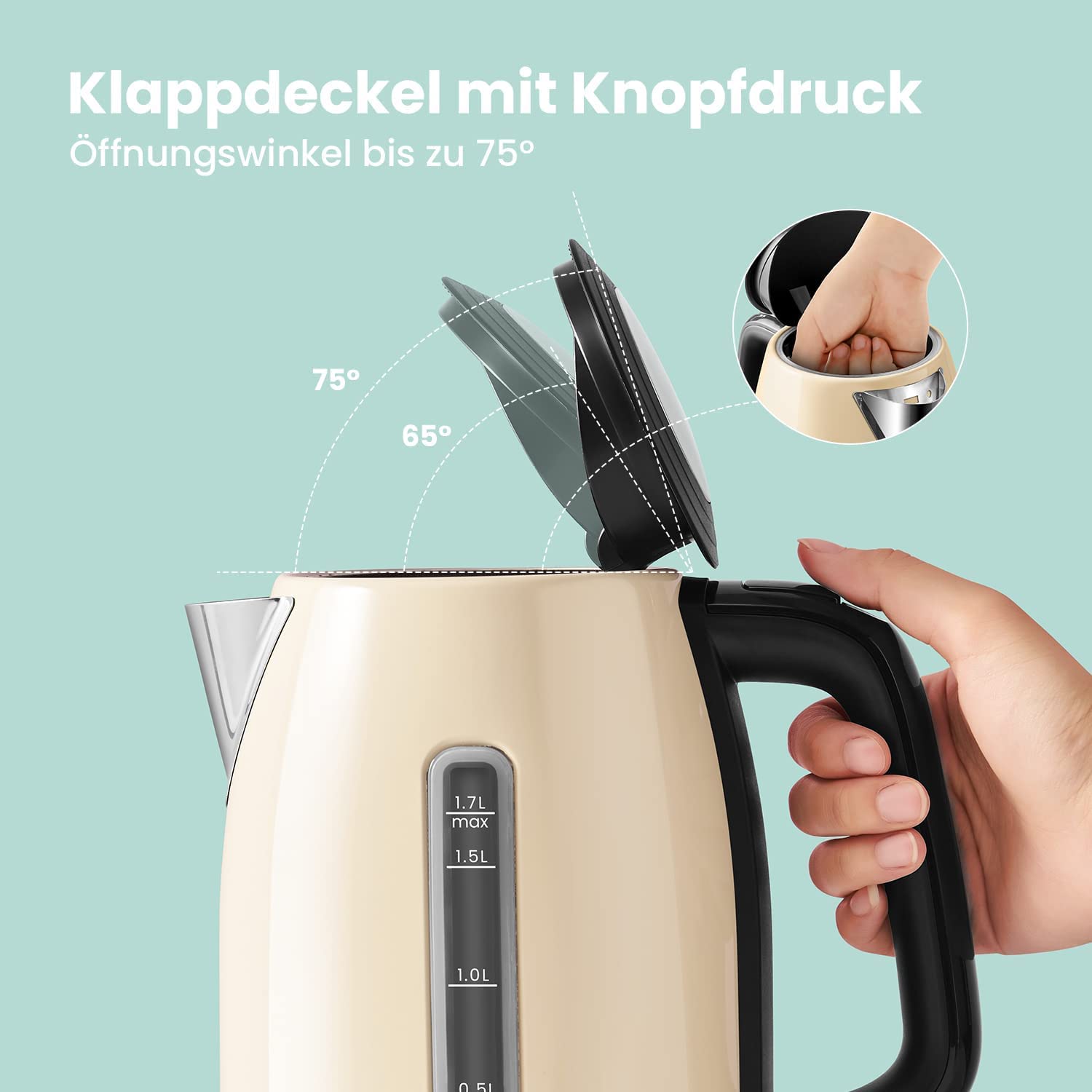 comfee-ckt-series-wasserkocher-1-7l-edelstahl-2200w image 6