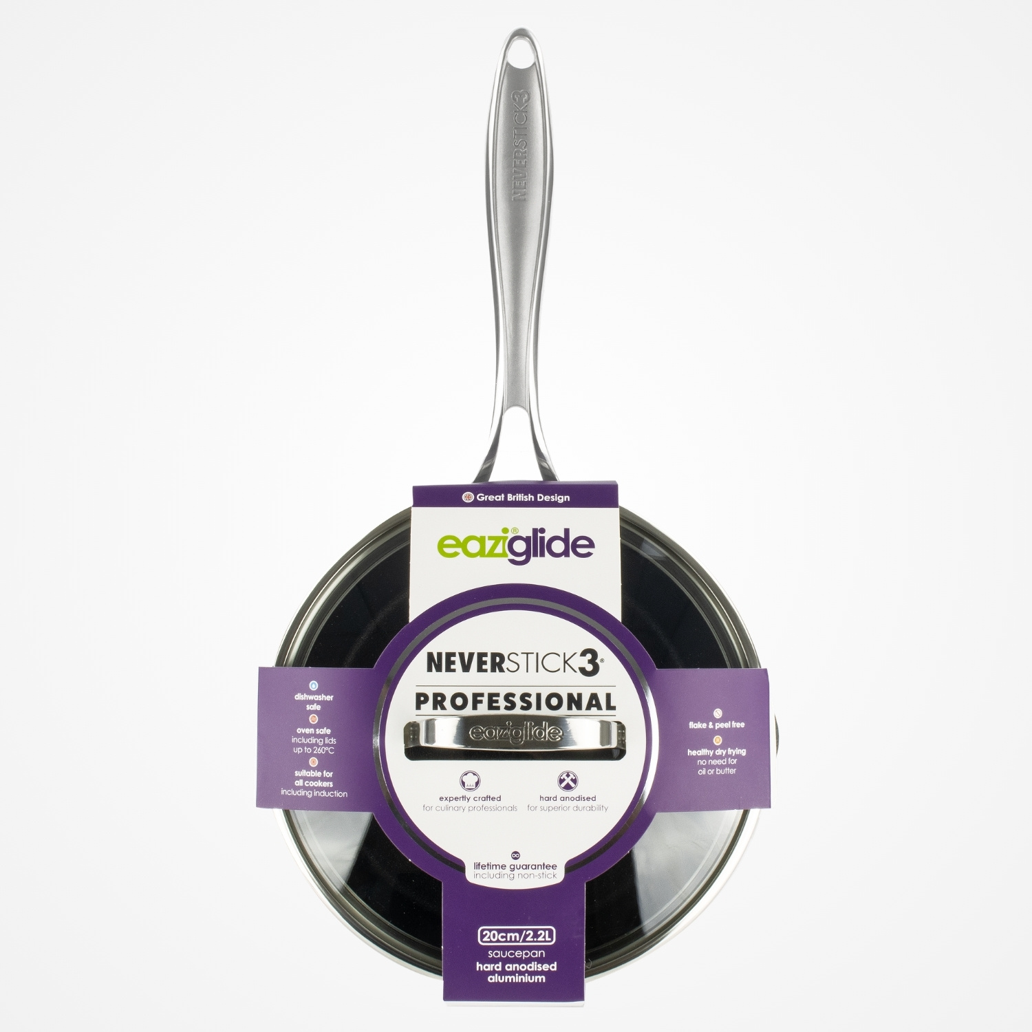 eaziglide-neverstick3-professional-stieltopf-18cm image 5