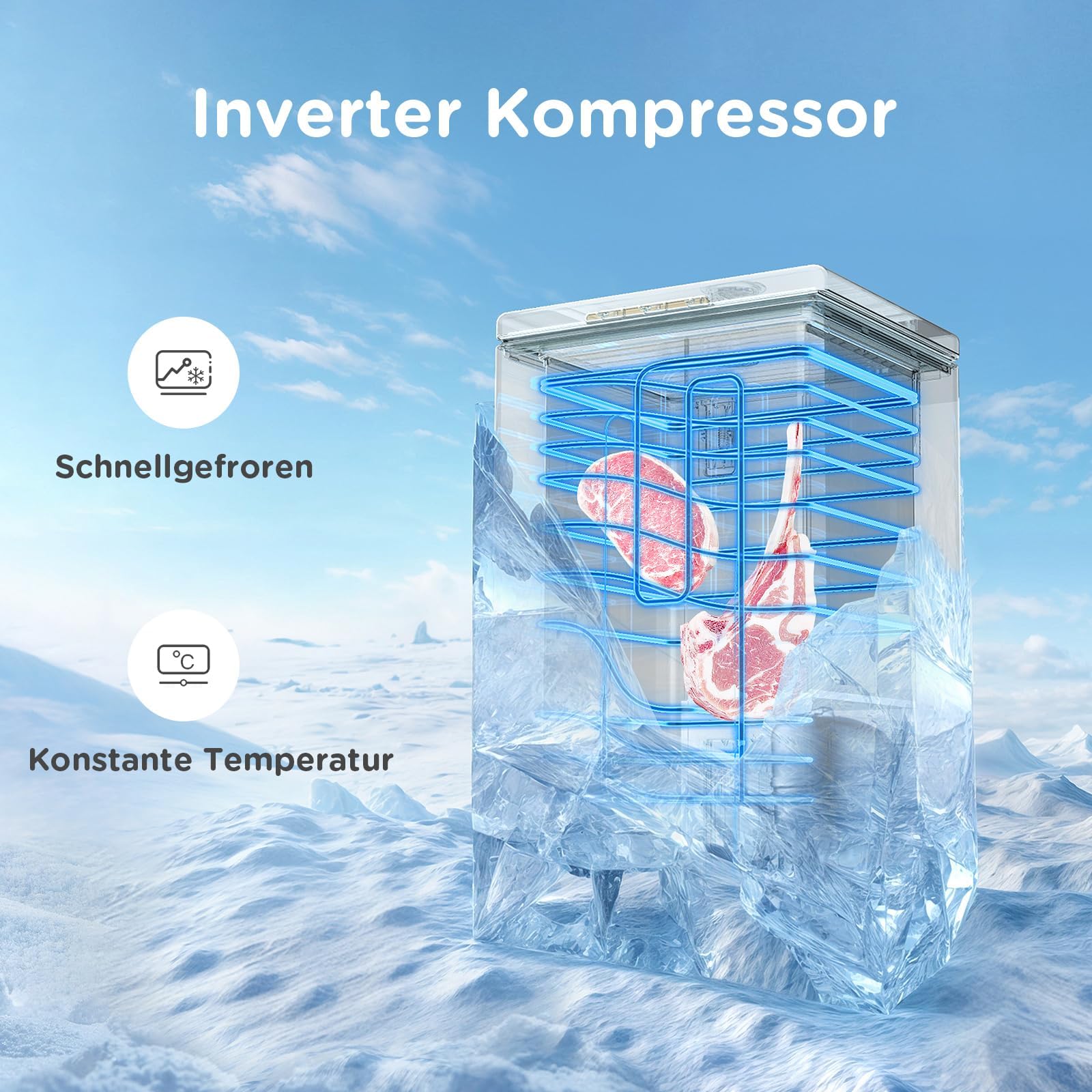 comfee-200l-gefriertruhe-freistehend-energieklasse-a-inverter image 5