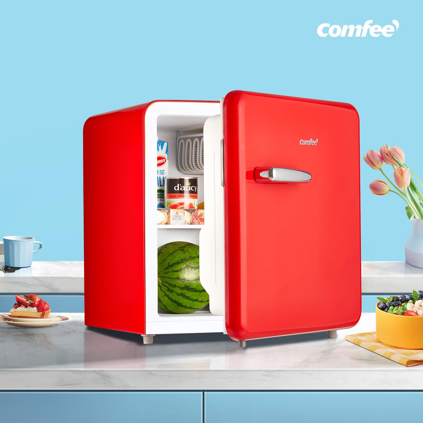comfee-rcd50re2rt-e-mini-k-hlschrank-47-l-retro-rot image 4