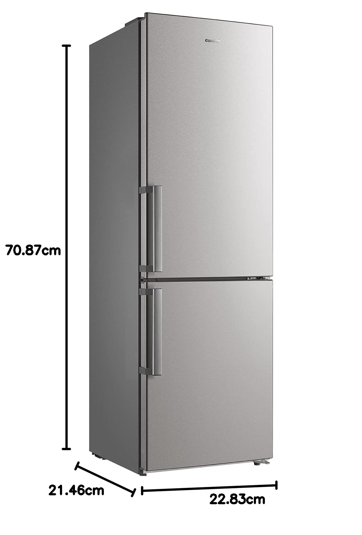 comfee-rcb357ds2gh-k-hl-gefrierkombination-259-l-180-cm-silber image 8