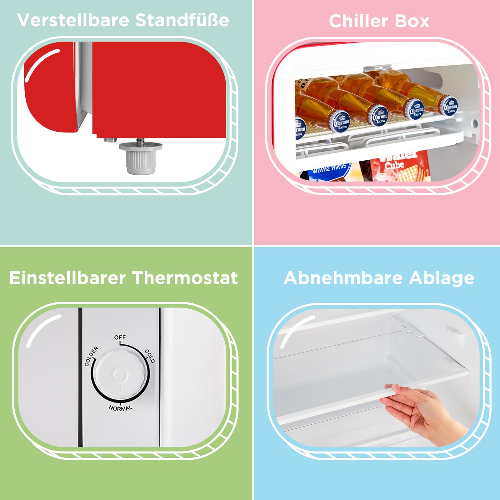 comfee-rcd93re2eurt-e-retro-k-hlschrank-93-l-rot image 6