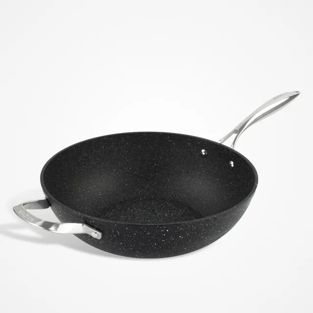 eaziglide-neverstick2-wok-32-cm-mit-helfergriff image 1