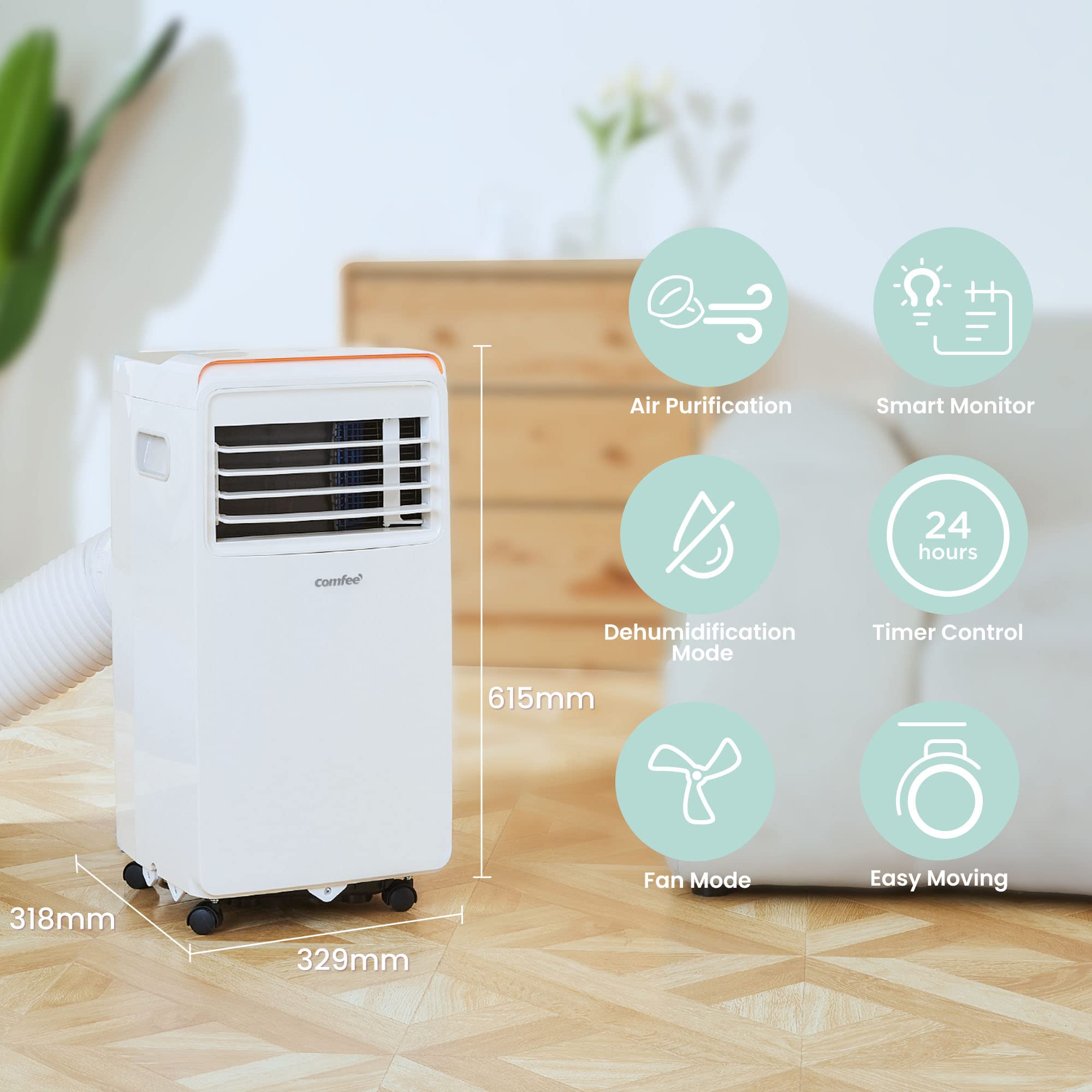 comfee-mobile-8000-pro-klimager-t-8000-btu-2-3kw image 2