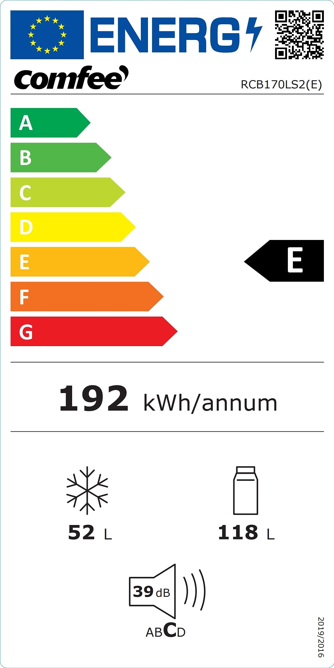 comfee-rcb-series-k-hl-gefrierkombination-rcb170ls2-e-170l-inox image 8
