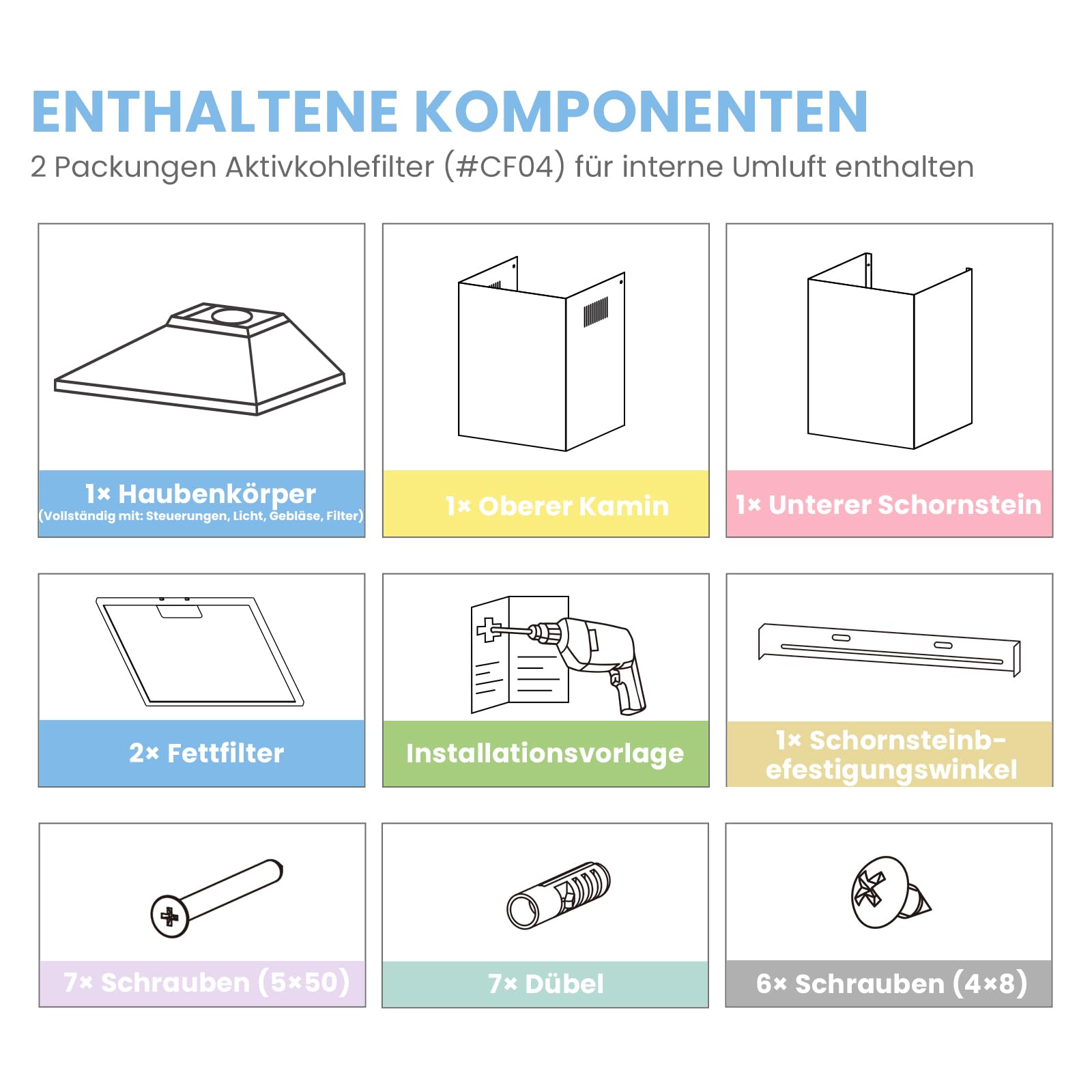comfee-cht-3-6b-dunstabzugshaube-60-cm-umluft-abluft-silber image 8