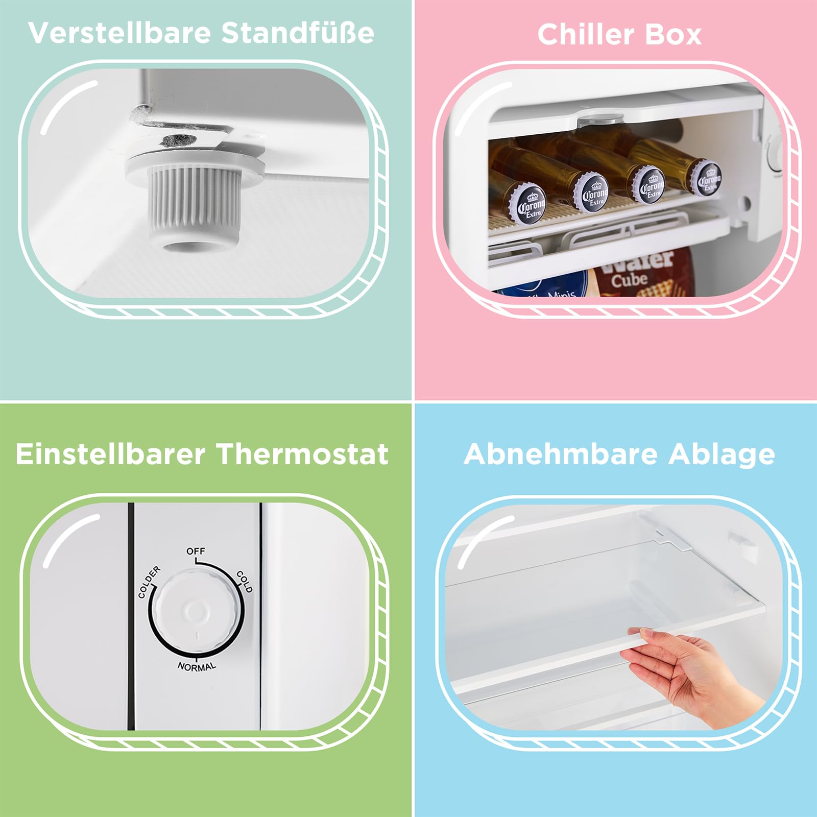 comfee-rcd93wh2eurt-e-mini-k-hlschrank-93-l-retro-wei image 6