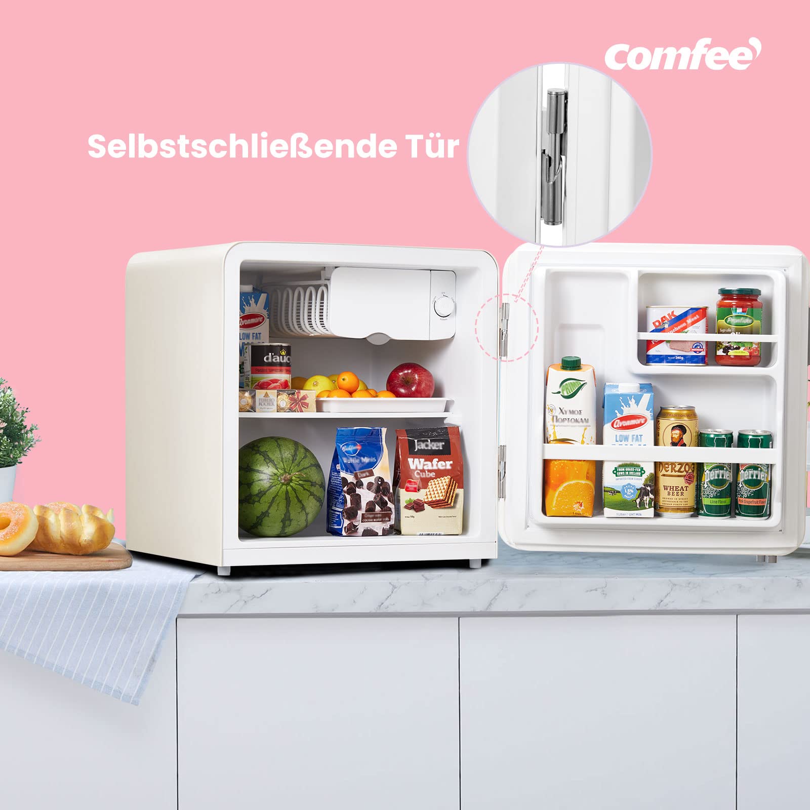 comfee-rcd50be1rt-e-retro-mini-k-hlschrank-47-l-beige image 5