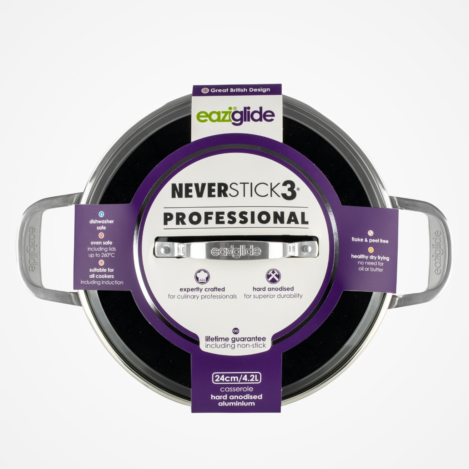 eaziglide-neverstick3-professional-schmortopf-24-cm image 5