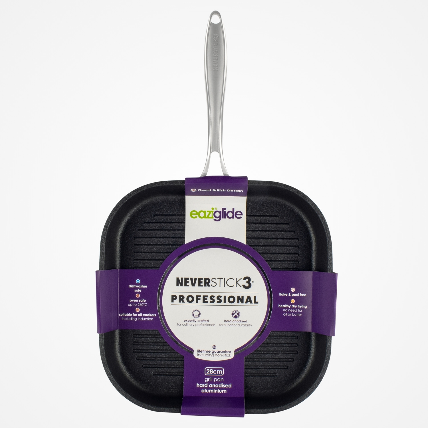 eaziglide-neverstick3-professional-grillpfanne-28-cm-eckig image 6