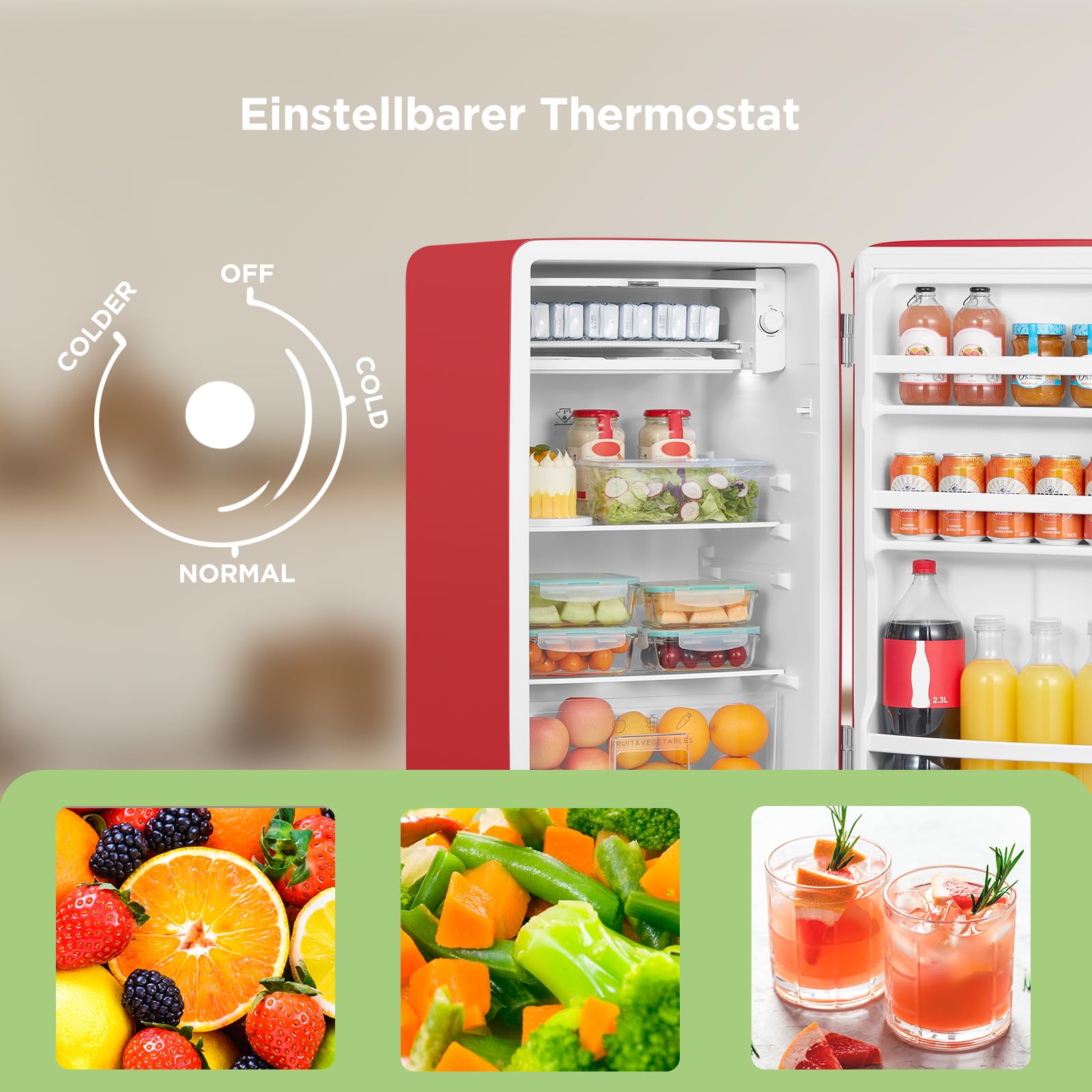 comfee-rcd93re2eurt-e-retro-k-hlschrank-93-l-rot image 4