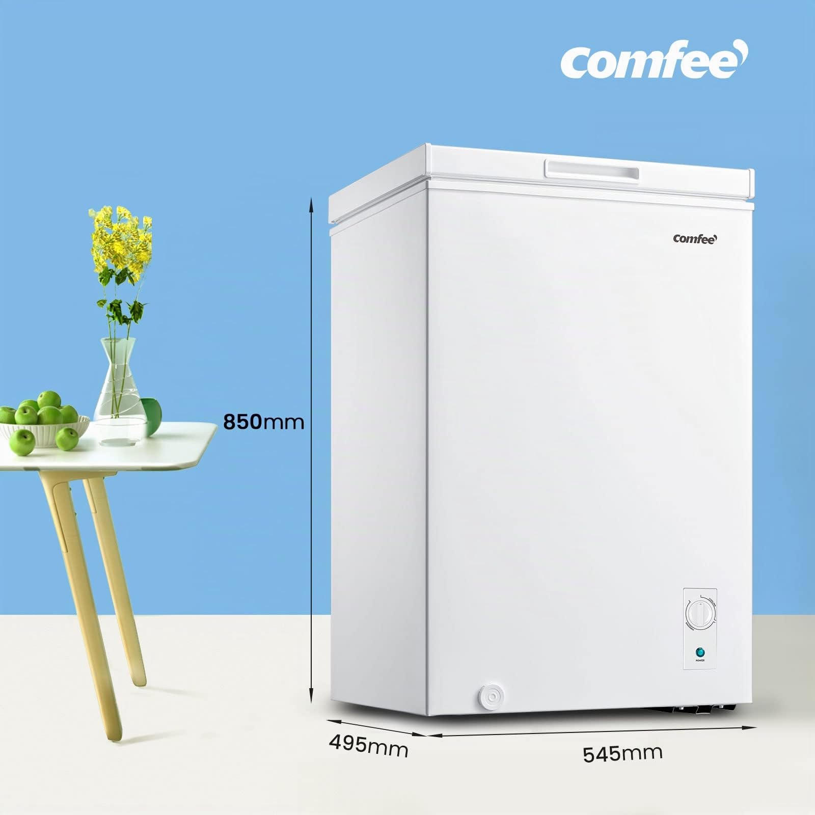 comfee-rcc100wh1-e-gefriertruhe-99l-wei-85-cm image 2