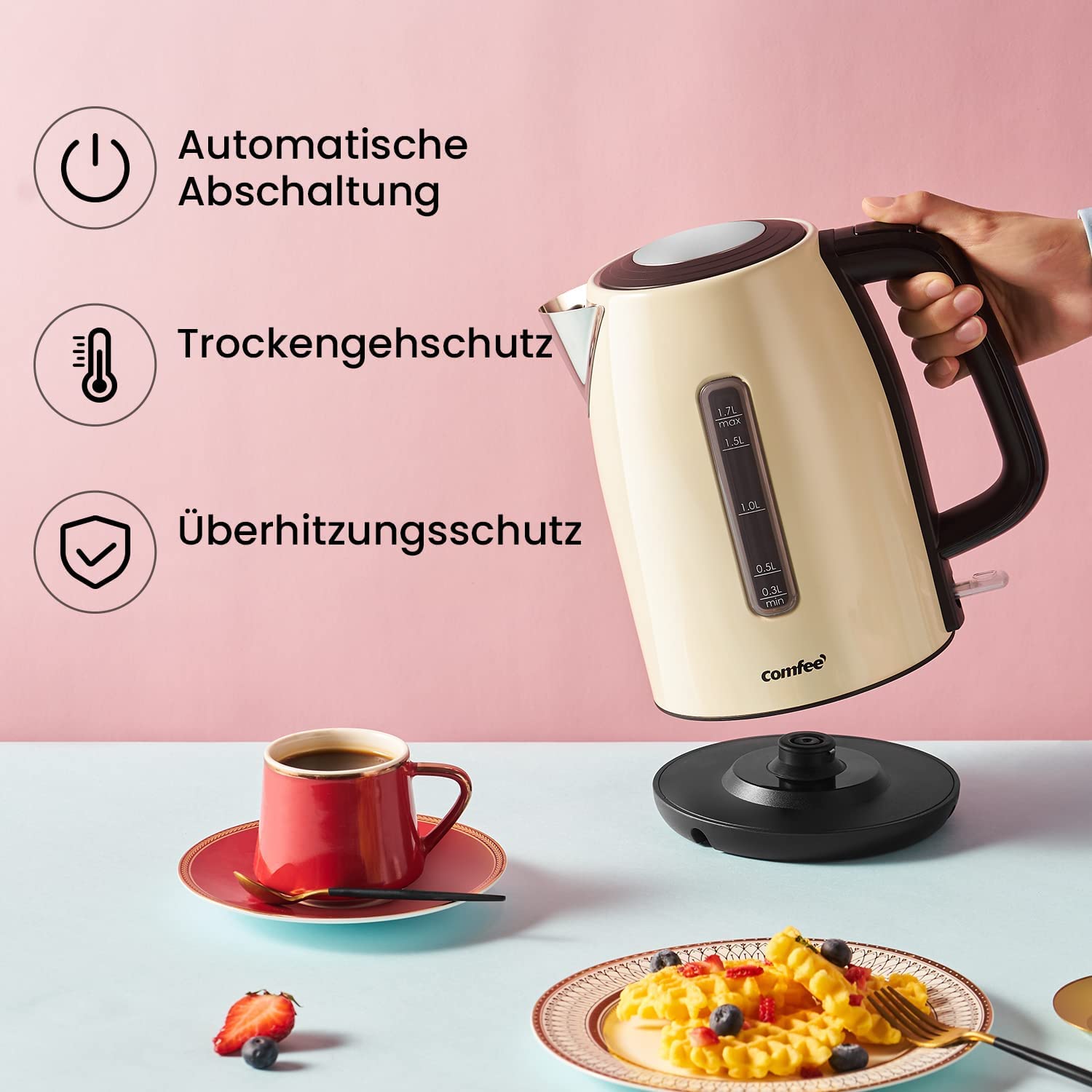 comfee-ckt-series-wasserkocher-1-7l-edelstahl-2200w image 5