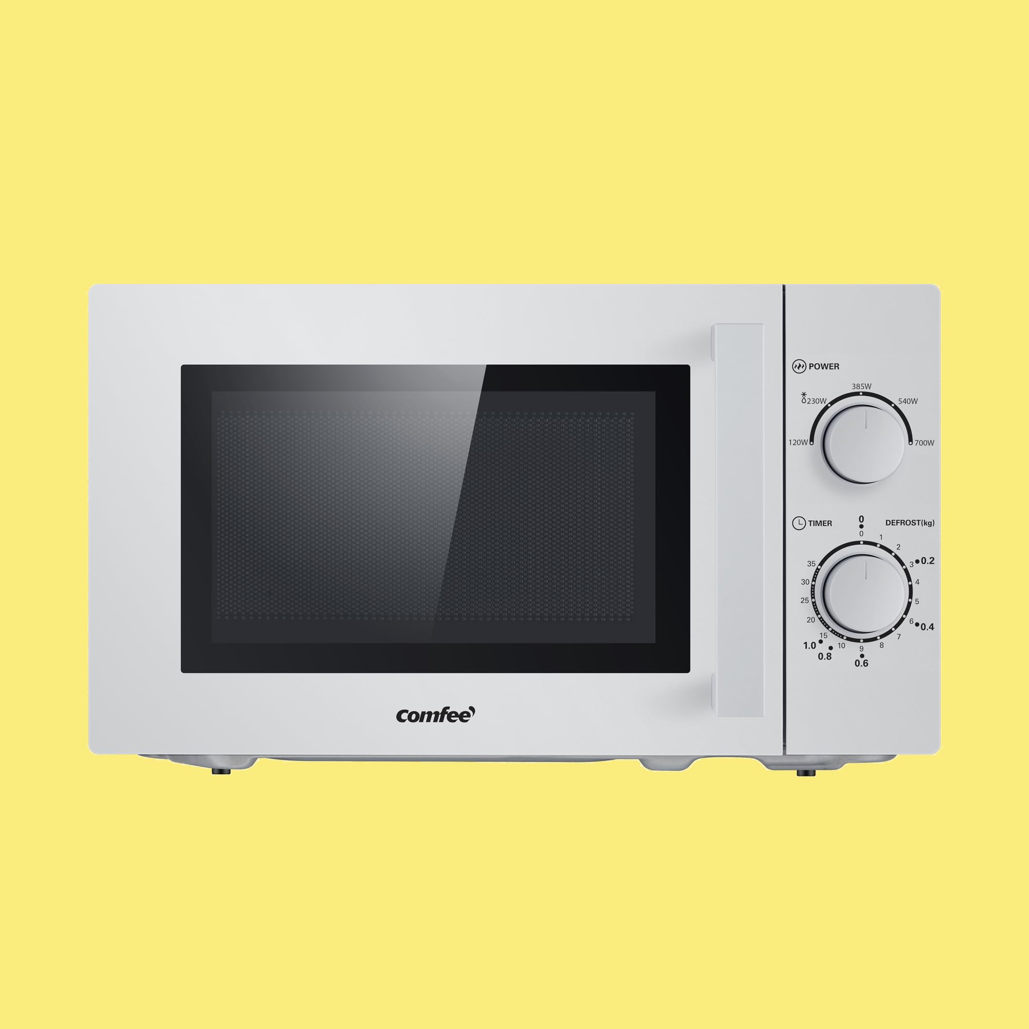 comfee-cmsn-20-si-solo-mikrowelle-20l-700w-silber image 6