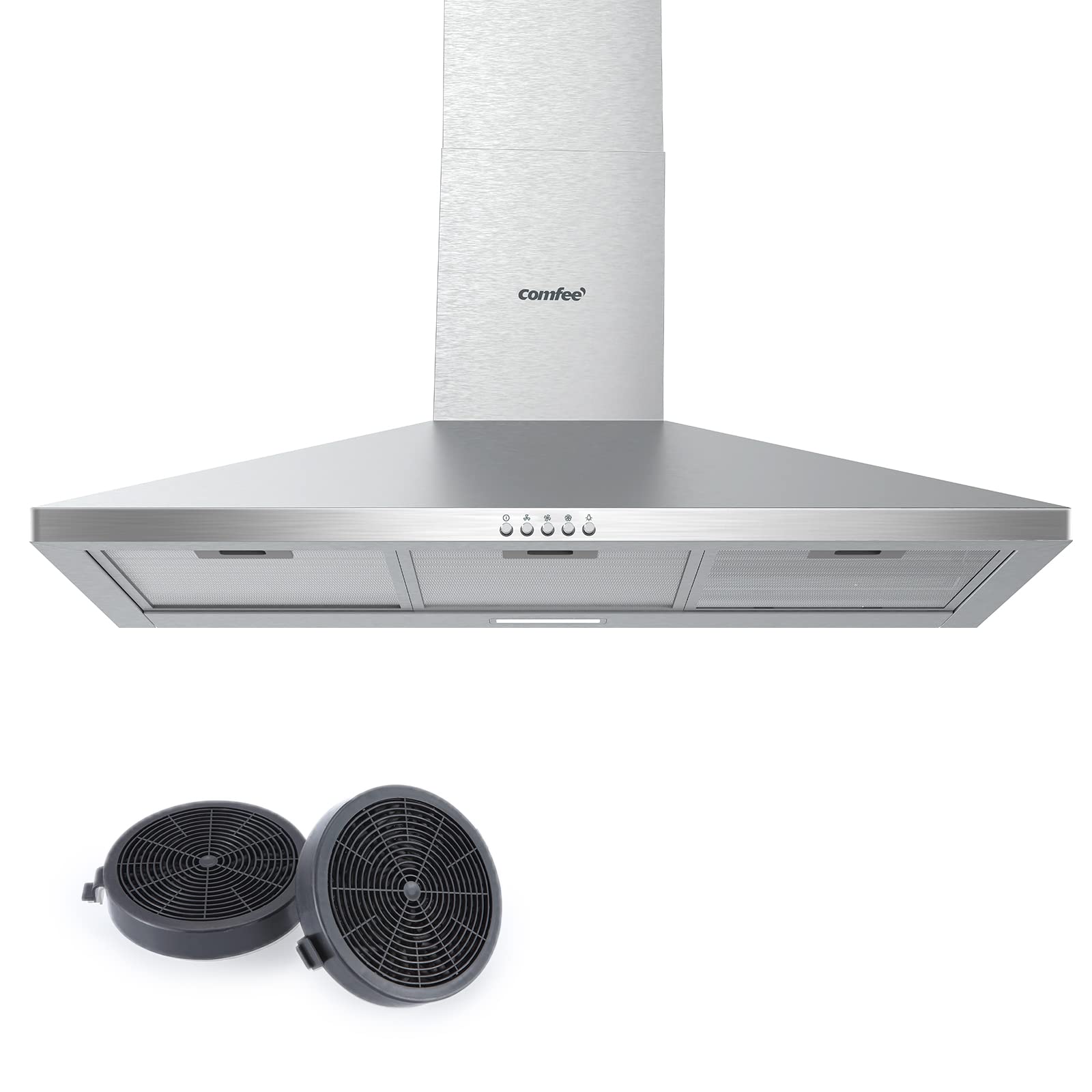 comfee-cht-3-9a17b-dunstabzugshaube-90cm-edelstahl-320m-h image 1