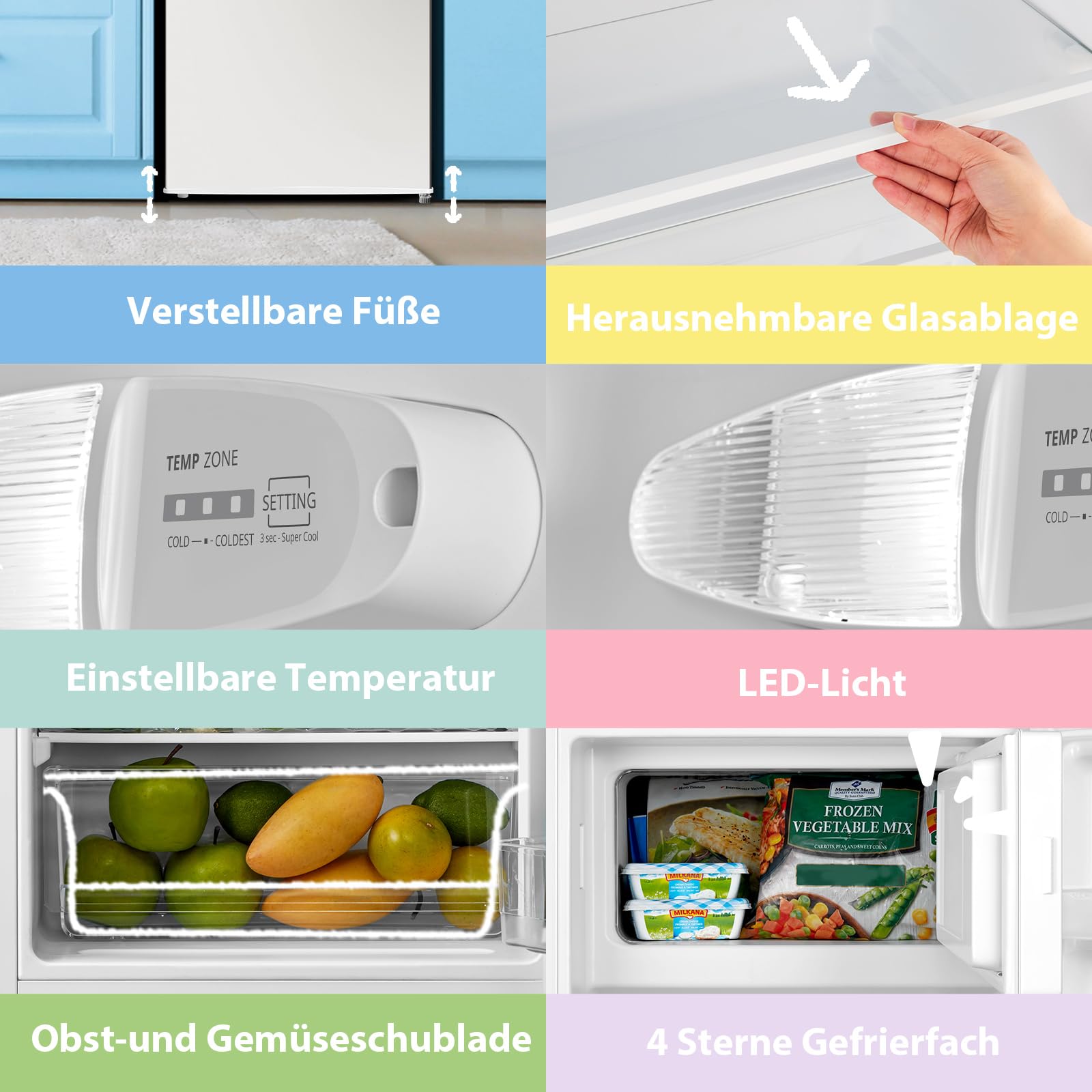comfee-rcd-k-hlschrank-80l-mit-gefrierfach-eek-d-39db-inverter image 7