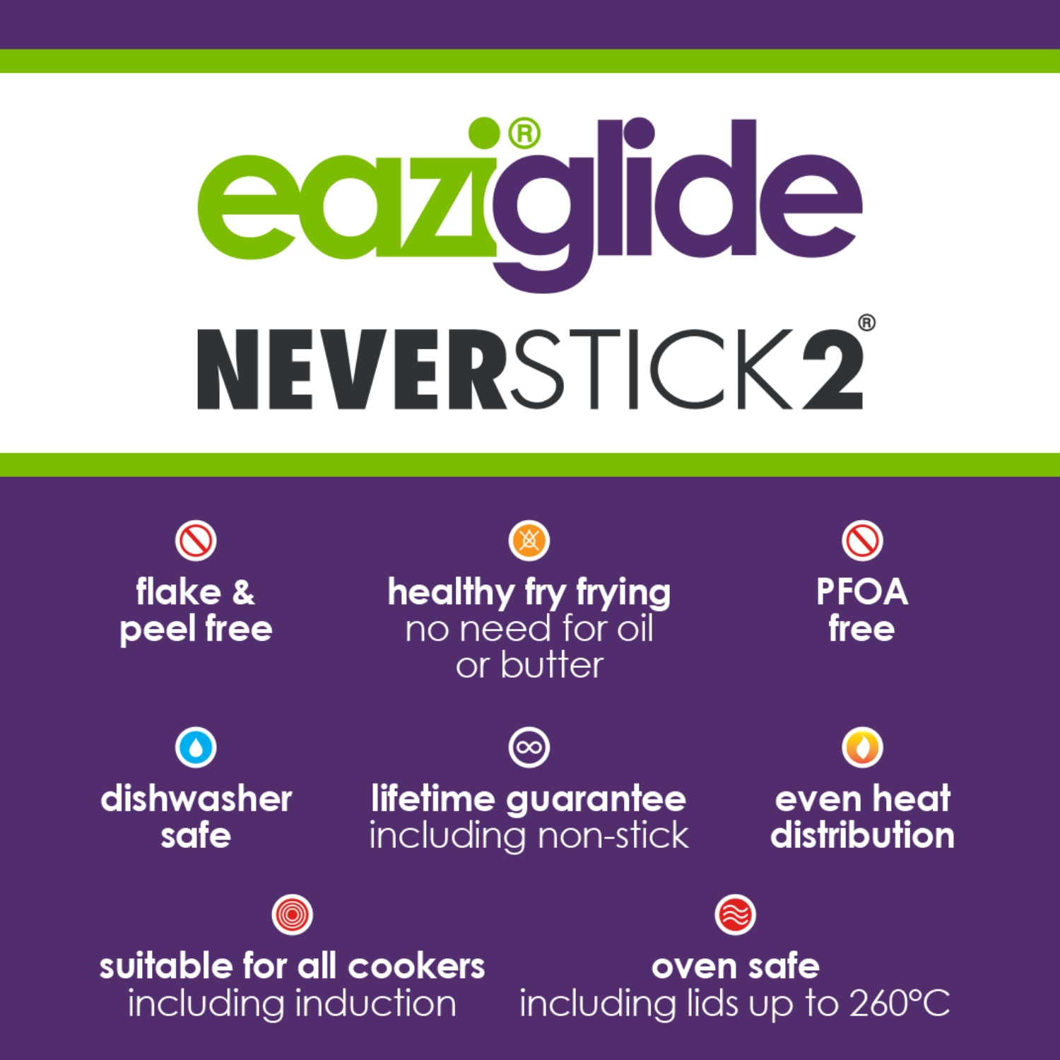 eaziglide-neverstick2-32cm-flache-kasserolle-mit-deckel image 6
