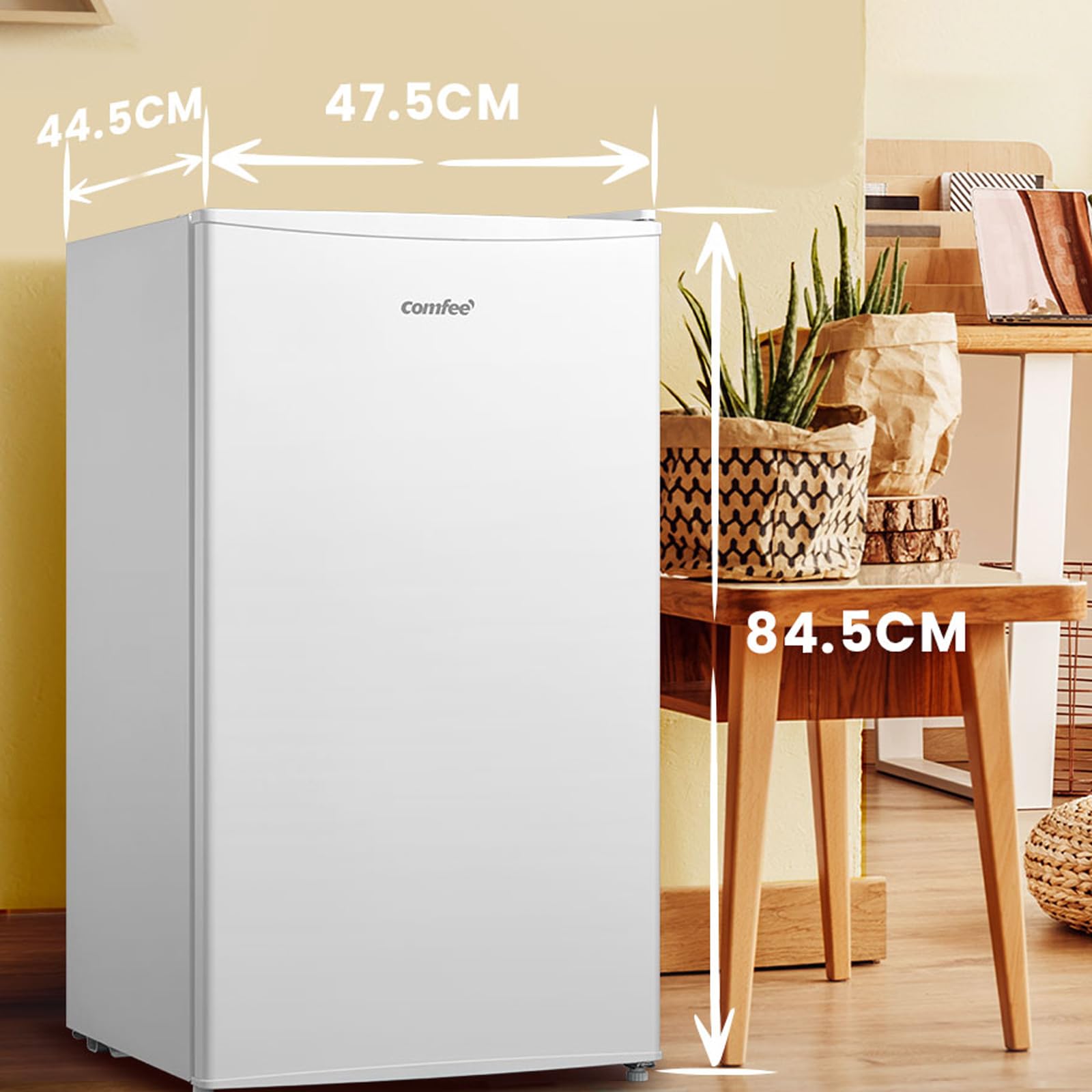 comfee-rcd-k-hlschrank-80l-mit-gefrierfach-eek-d-39db-inverter image 2