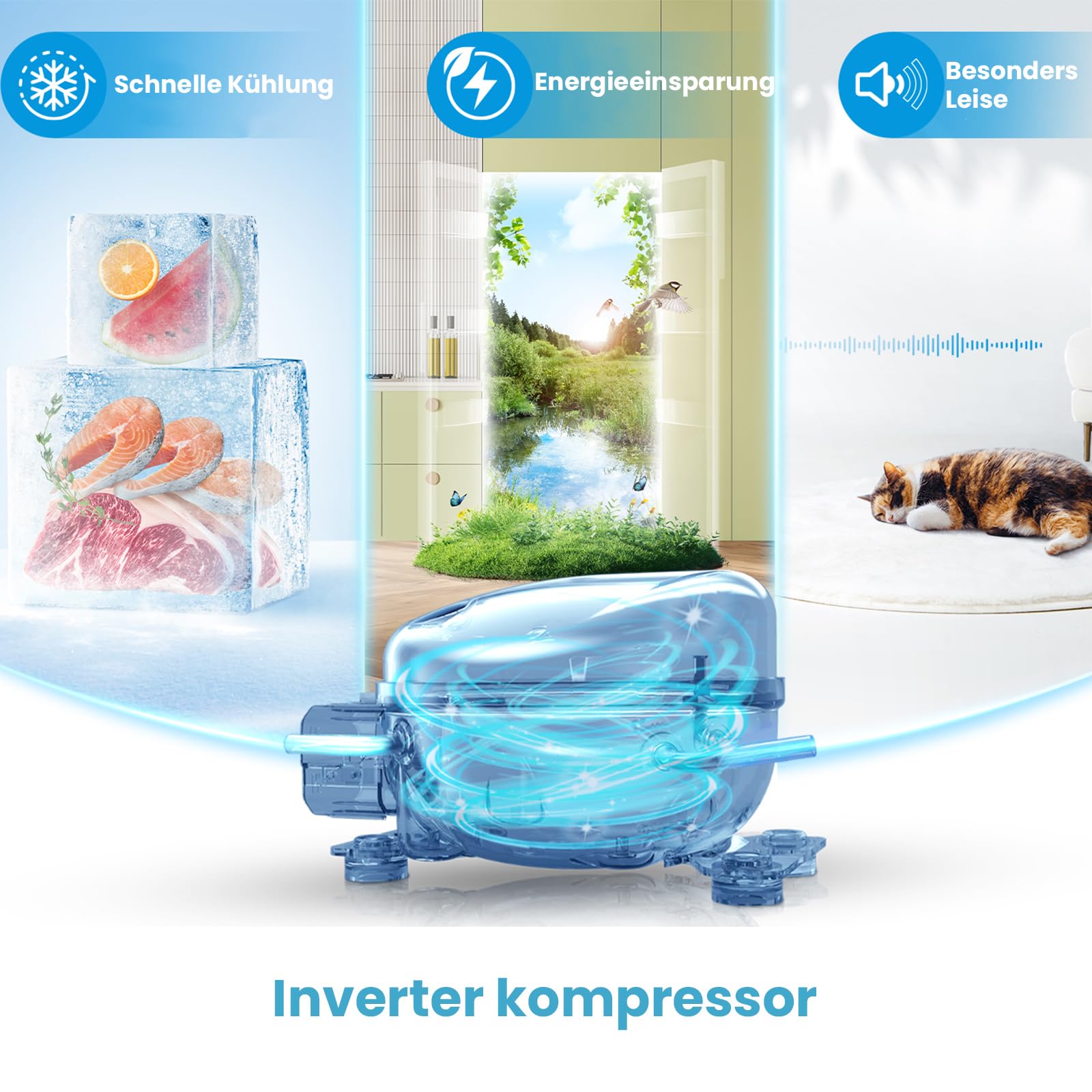 comfee-rcd-k-hlschrank-80l-mit-gefrierfach-eek-d-39db-inverter image 4