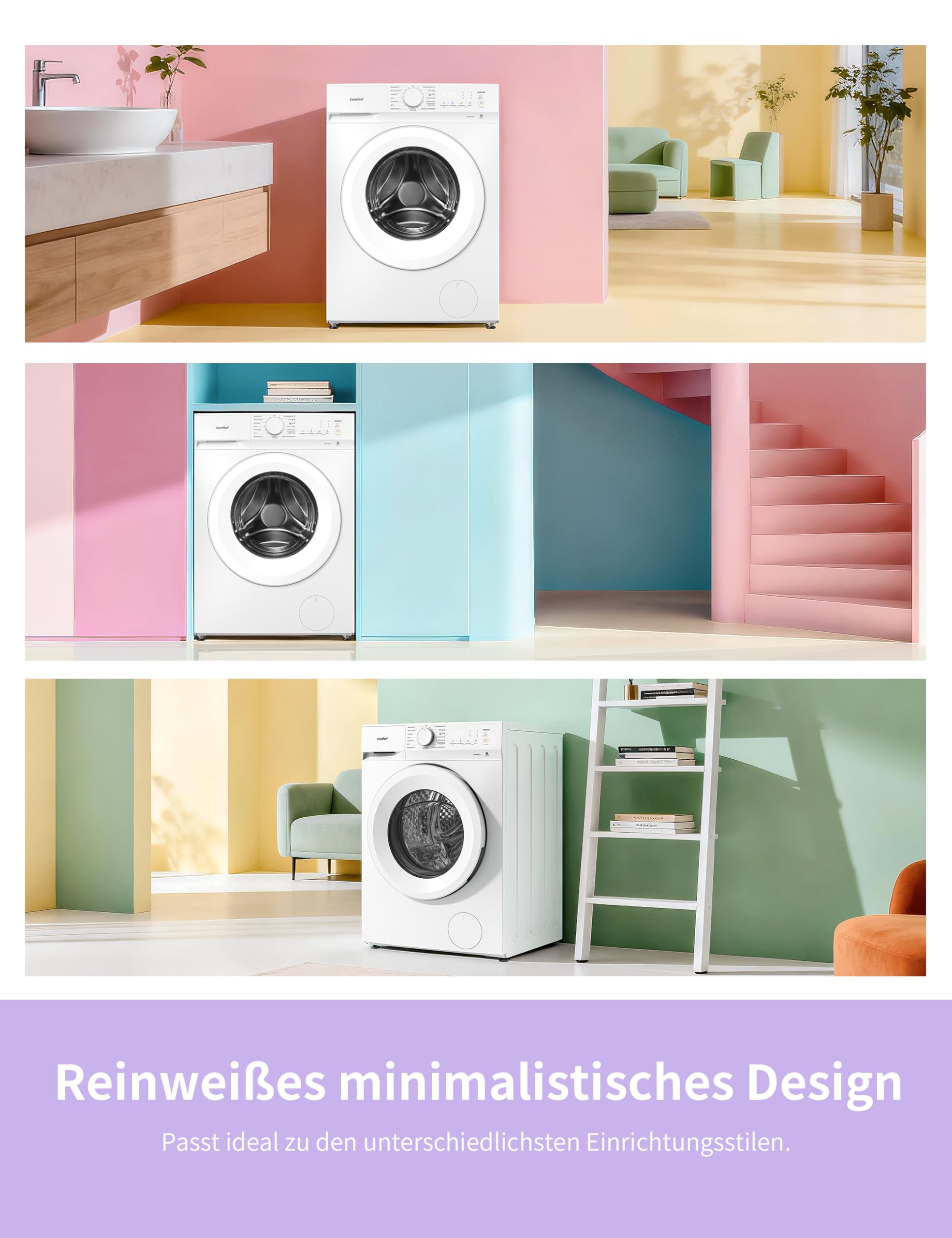 comfee-cf08ewp05w-frontlader-waschmaschine-8kg-a-10 image 7