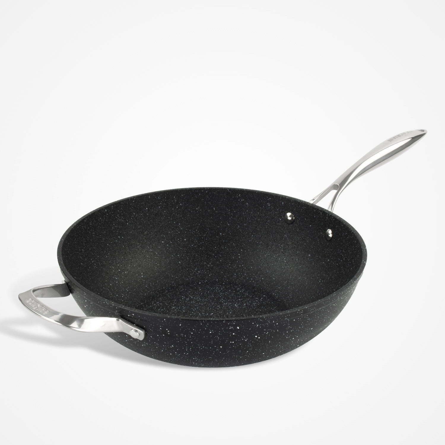 eaziglide-neverstick2-wok-32-cm-mit-helfergriff image 1