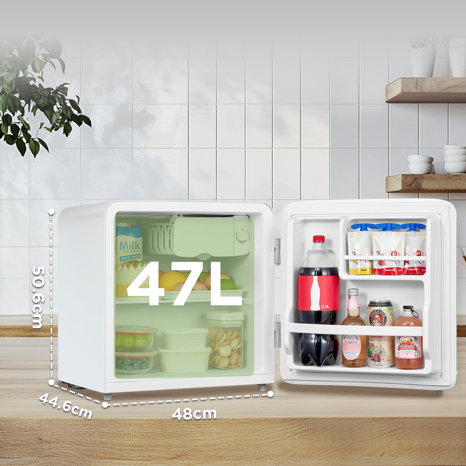 comfee-rcd50wh2eurt-e-mini-k-hlschrank-47l-retro-wei image 2