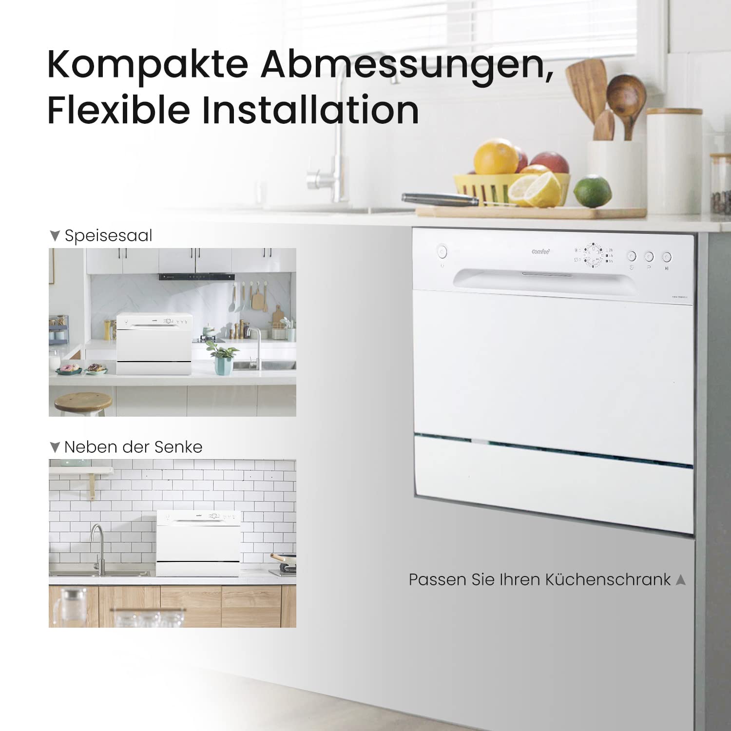 comfee-ctg-556n-tischgeschirrsp-ler-wei-6-ma-gedecke image 3